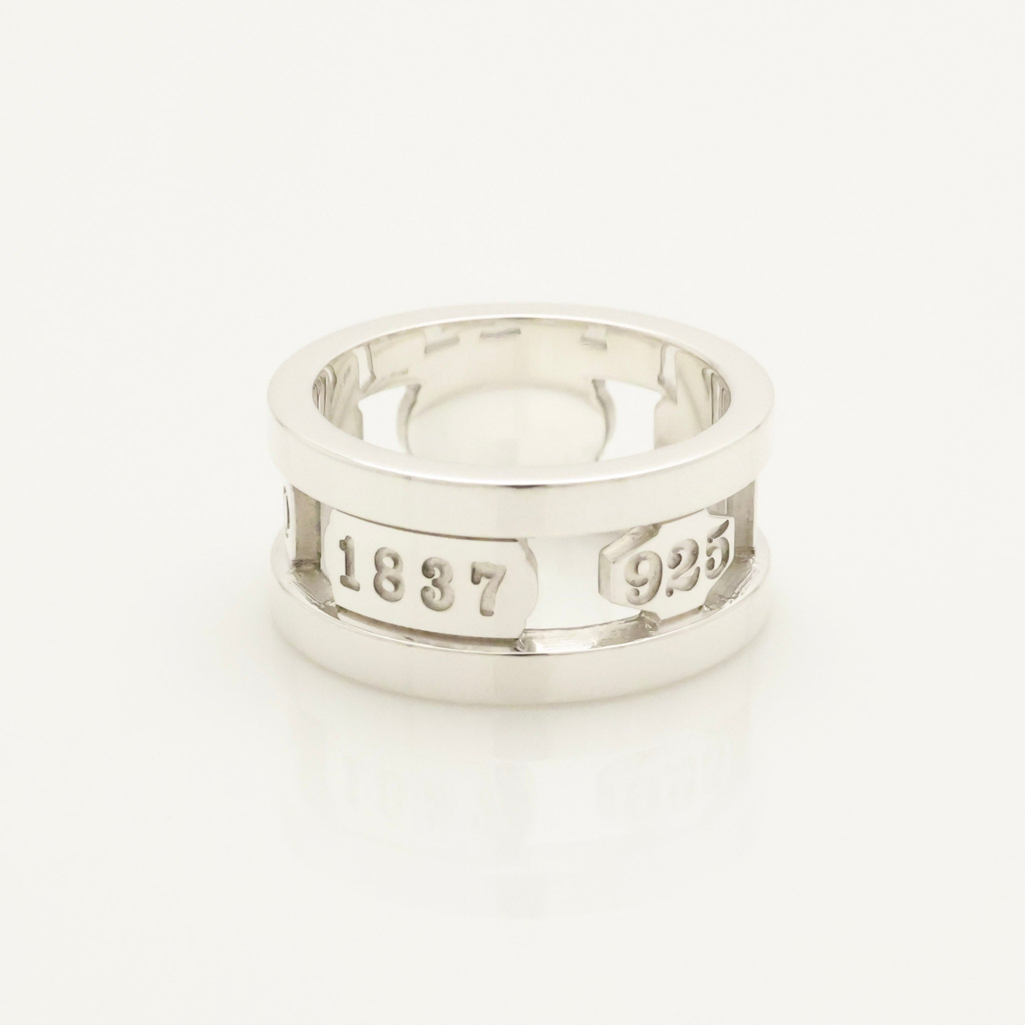 TIFFANY&Co. 1837 エレメント ワイド リング 9.5 号 AG925