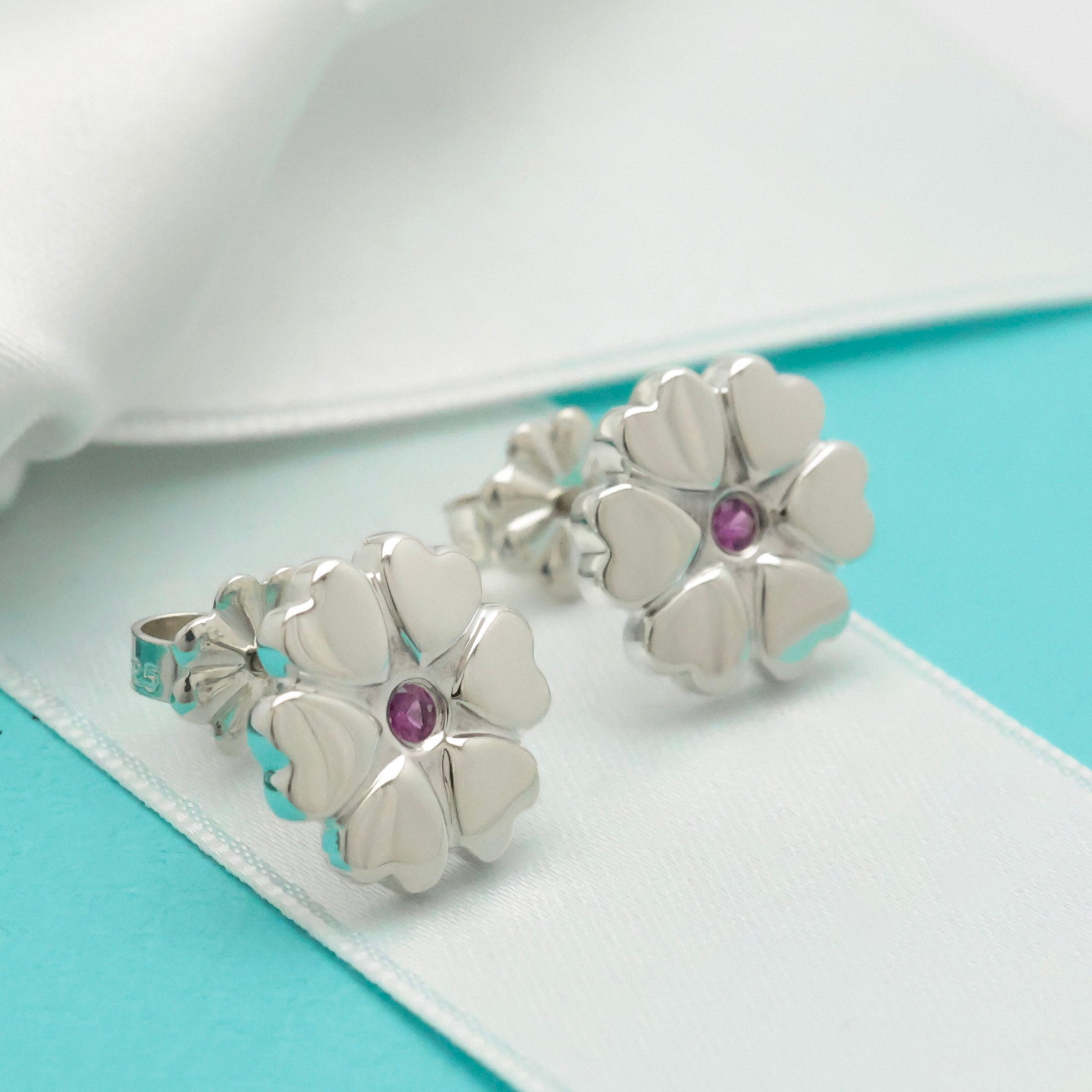 TIFFANY&Co. クラウン オブ ハート ピンク サファイア 1P パロマピカソ ピアス AG925