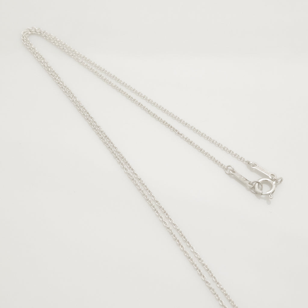  Tiffany & Co. Open Teardrop Necklace Pendant Sterling Silver 925 