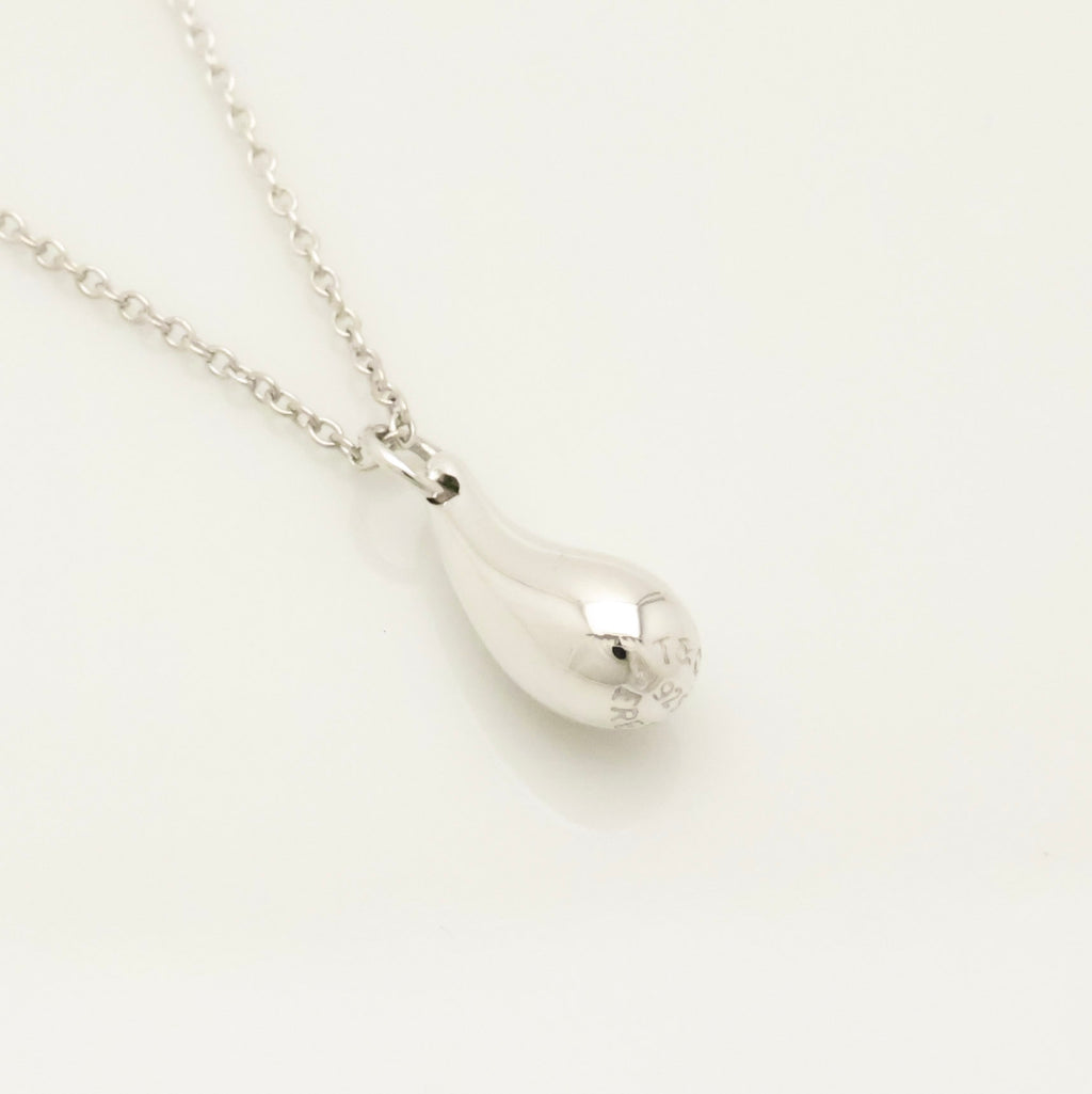 Tiffany & Co. Teardrop Necklace Pendant Sterling Silver 925 