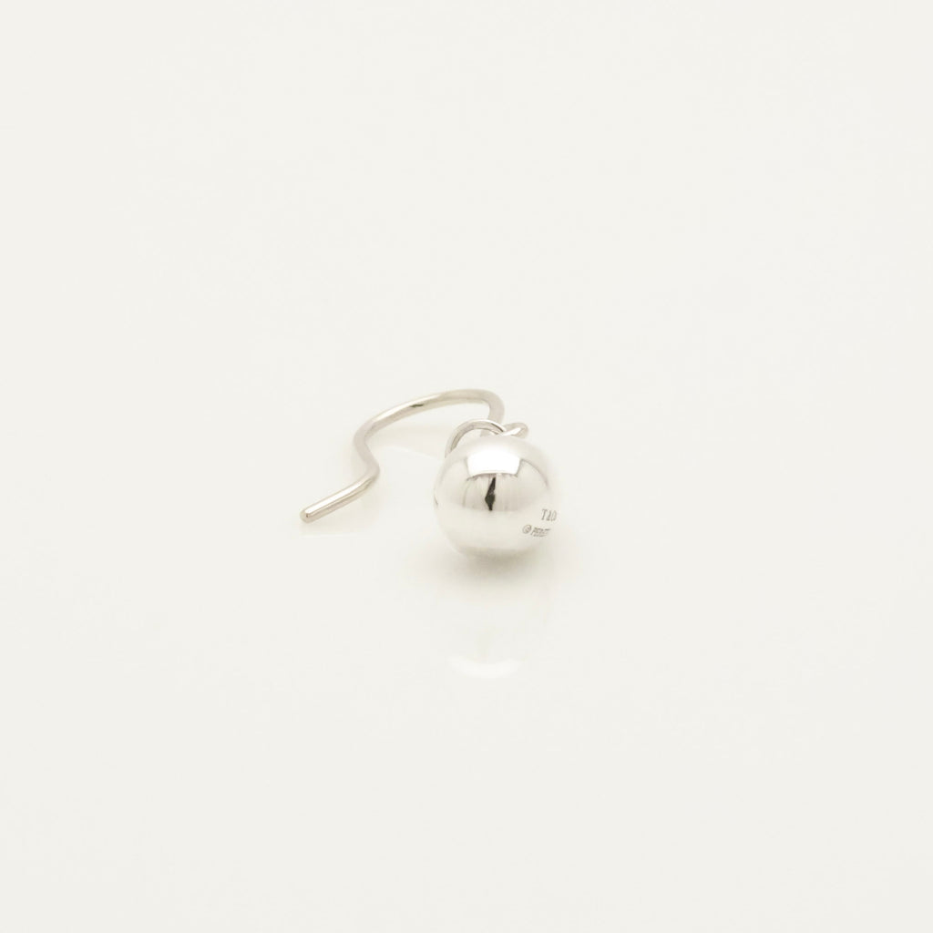 Tiffany & Co.SINGLE Peretti Teardrop Dangle Earrings Sterling Silver 925