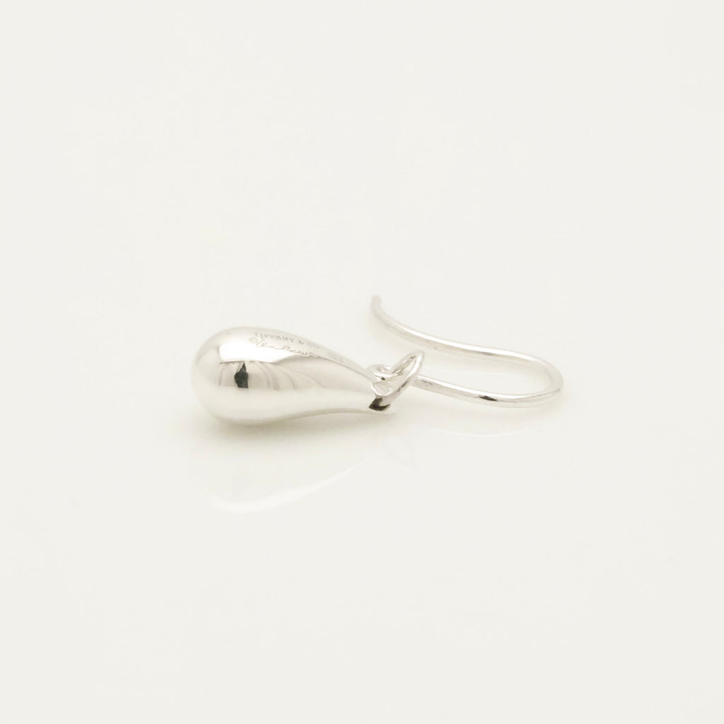 Tiffany & Co.SINGLE Peretti Teardrop Dangle Earrings Sterling Silver 925