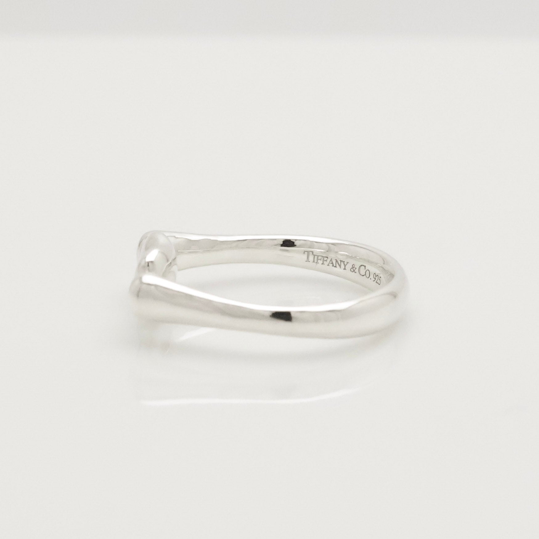 Tiffany & Co. Elsa Peretti Bean Ring Sterling Silver 925 