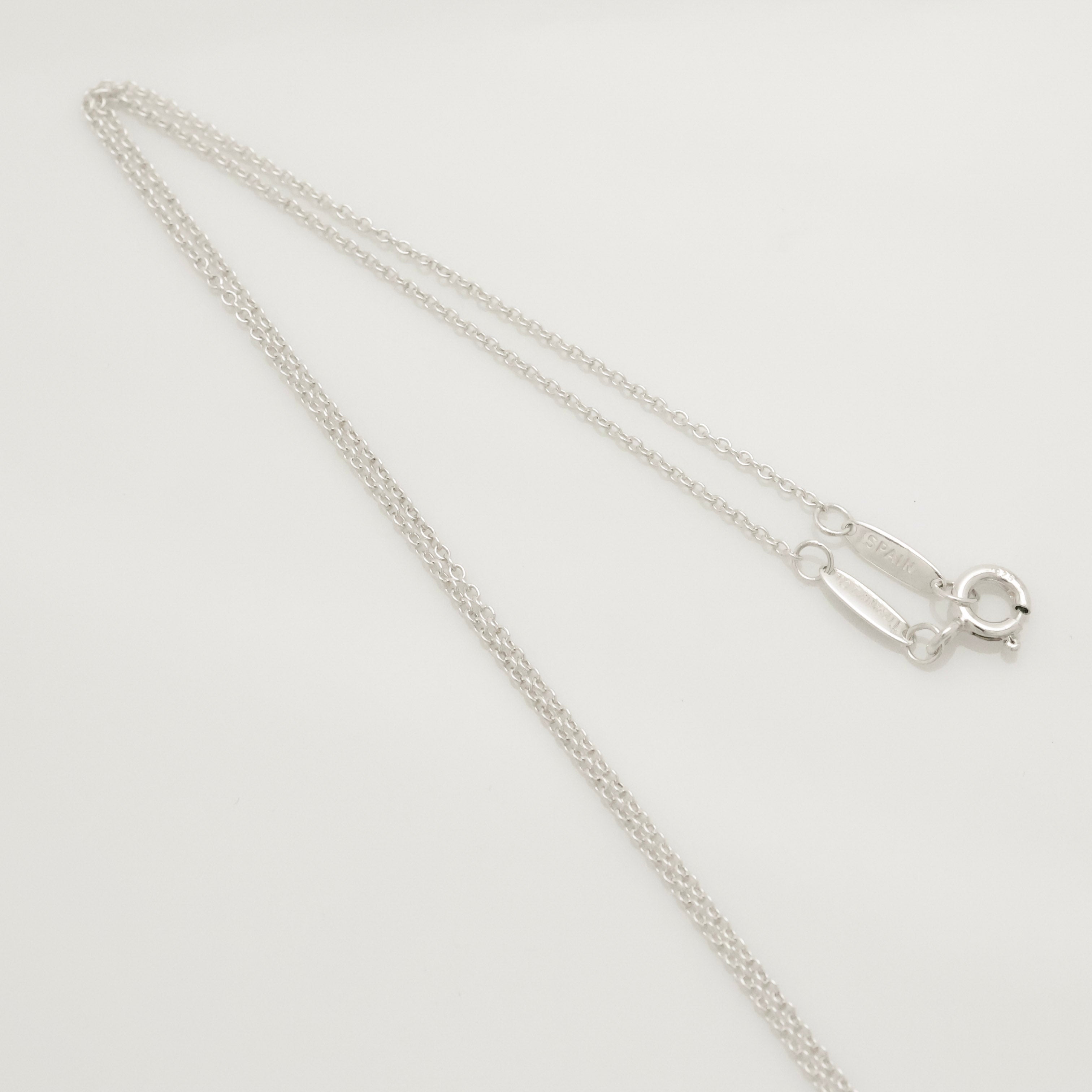 Tiffany & Co. Elsa Peretti Sterling Silver Eternal Circle Necklace