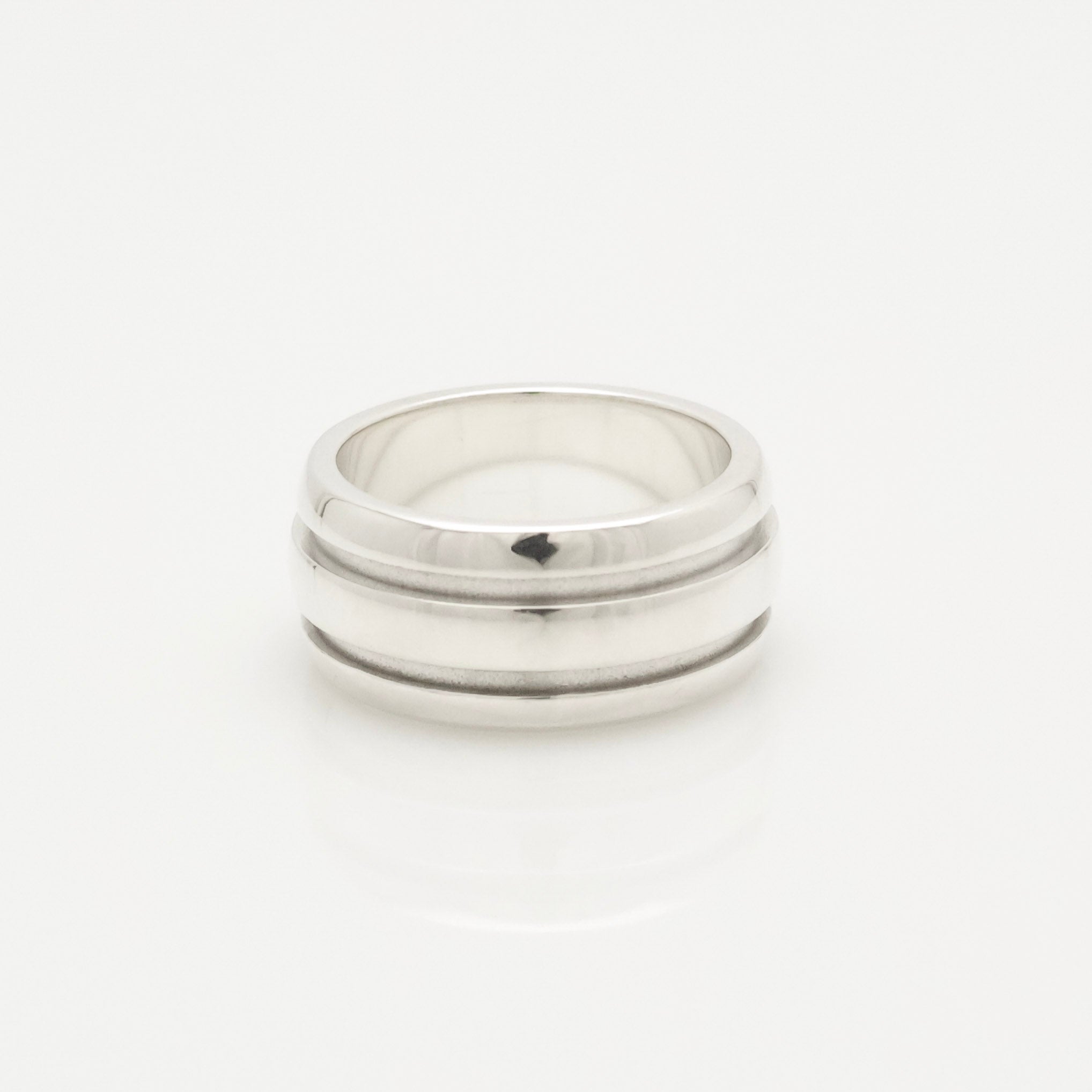 TIFFANY&Co. アトラス グルーブド ダブル ライン リング 10 号 AG925