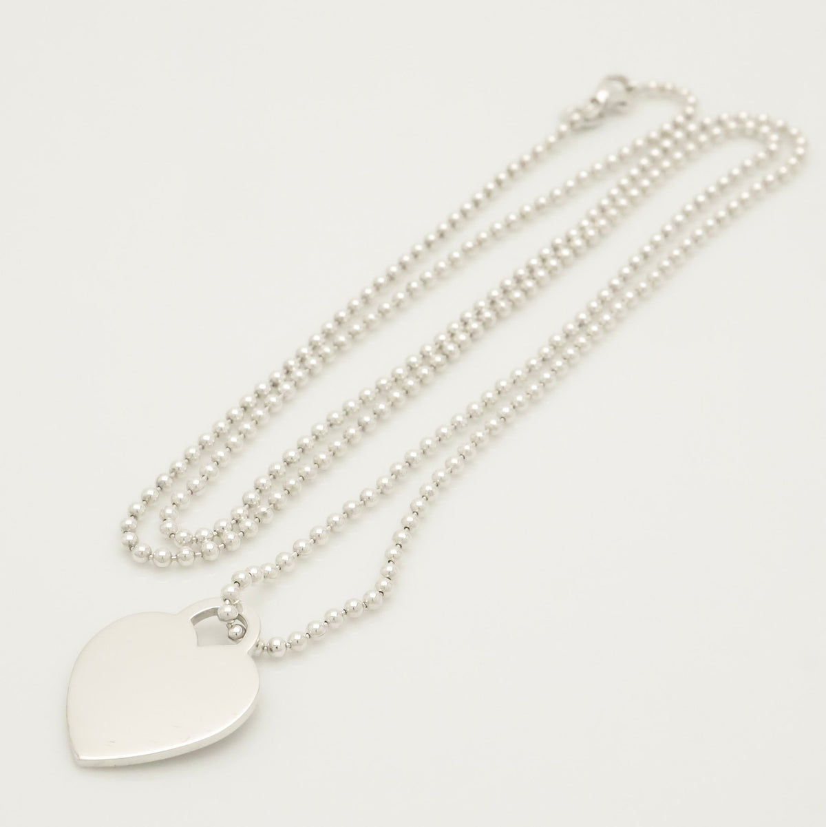 TIFFANY&Co. リターントゥ ティファニー ハート タグ ボール チェーン ネックレス AG925