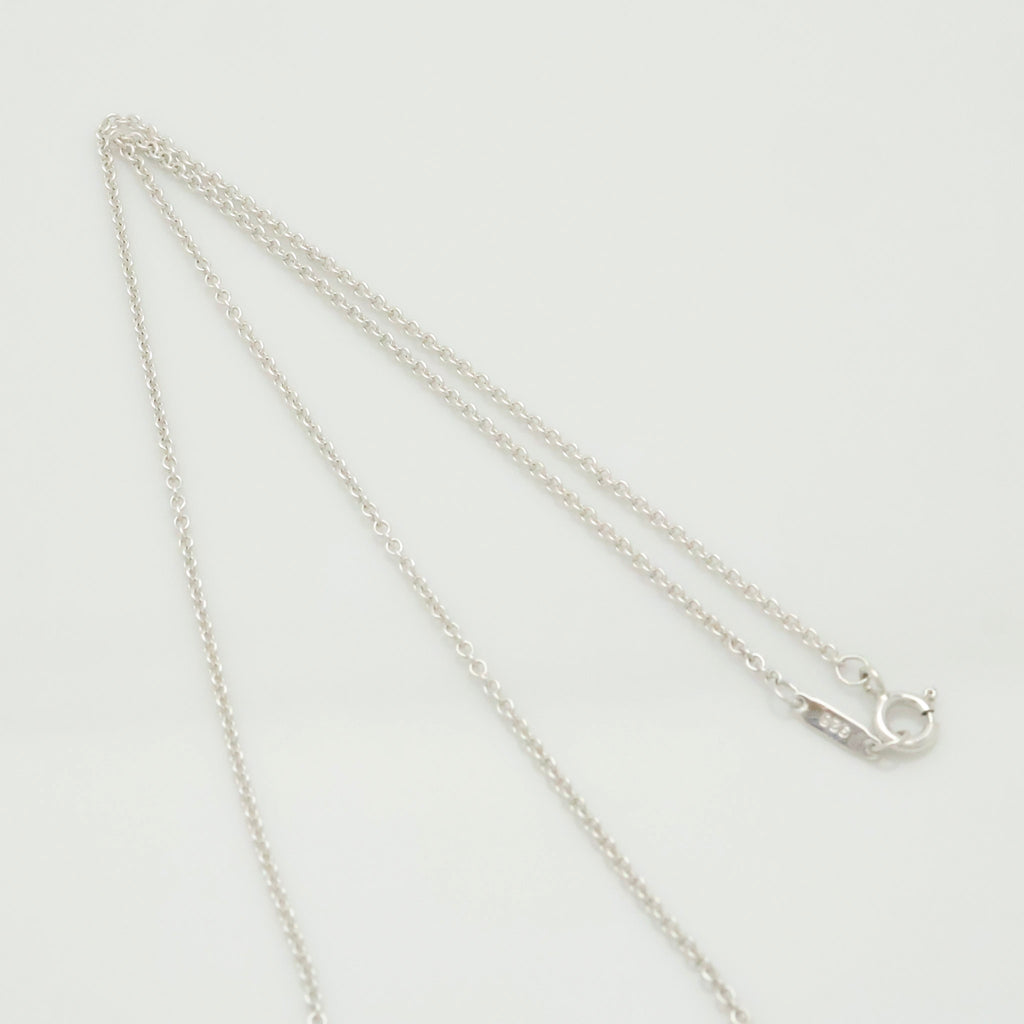 Tiffany & Co. Twist Ribbon Bow Necklace Silver Sterling 925 & 18K Gold 