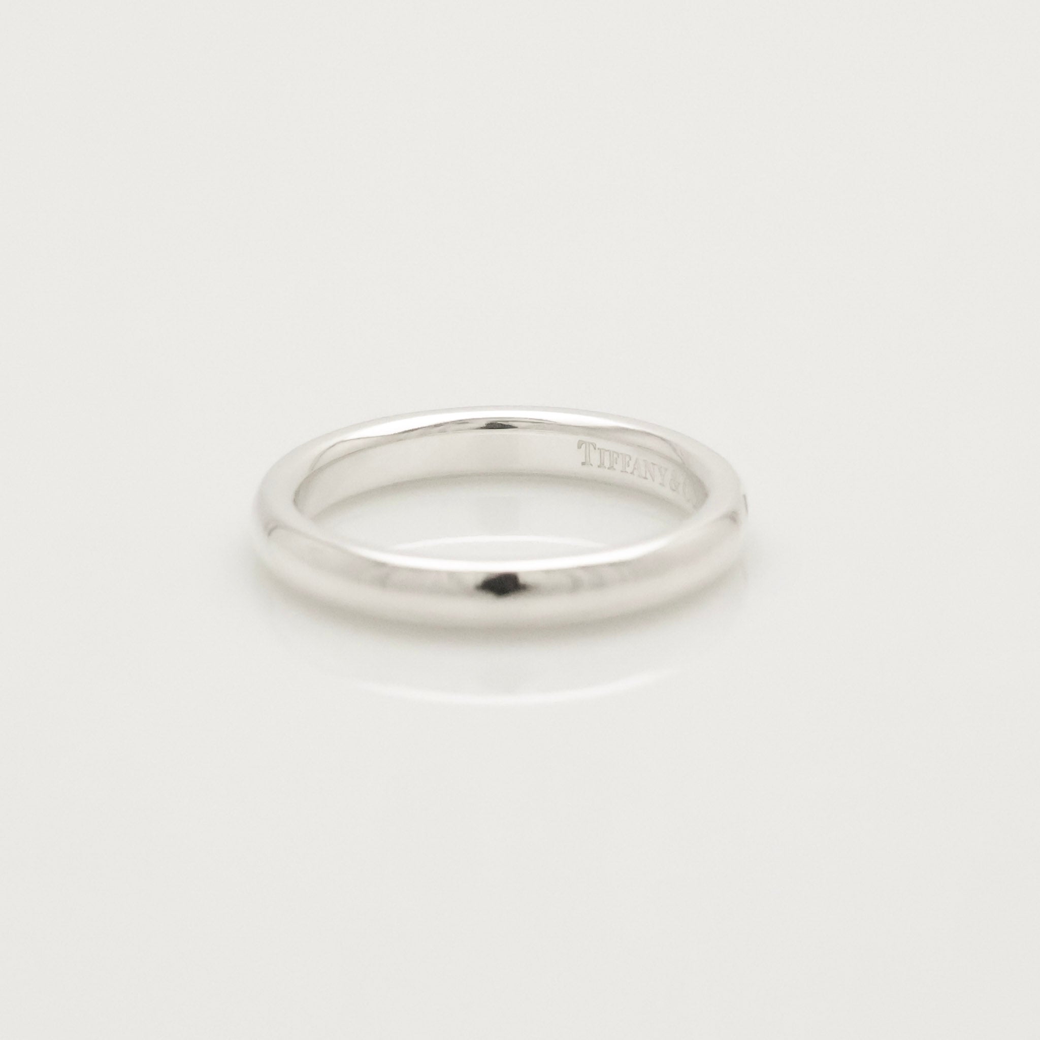 Tiffany & Co. Sapphire Stacking Band Ring Size 4.25-4.5 Sterling Silver 925