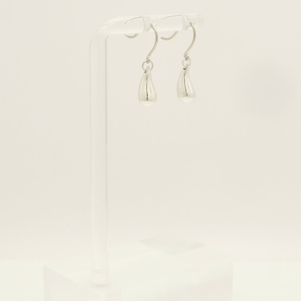 Tiffany & Co. Peretti Teardrop Dangle Earrings Sterling Silver 925