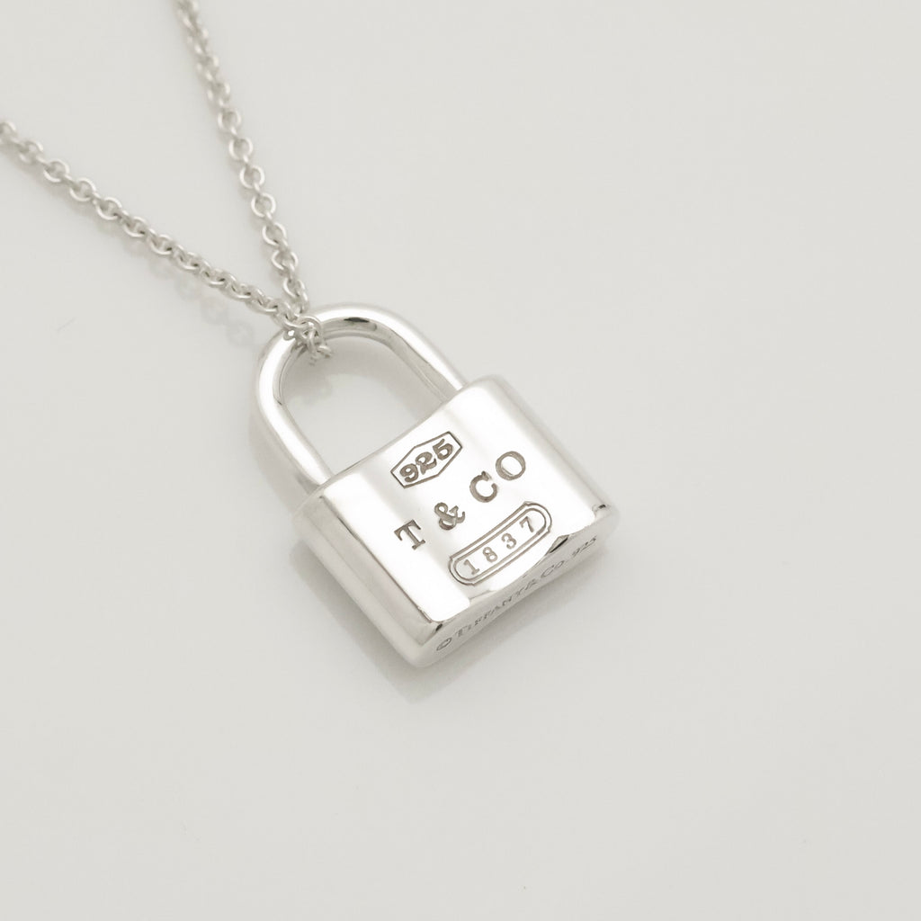 TIFFANY&Co. 1837 カデナ ロック チャーム ネックレス AG925