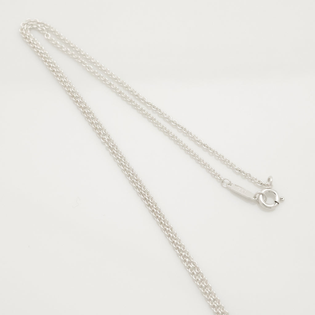 TIFFANY&Co. 2 ハート ステンシル カットアウト ネックレス AG925
