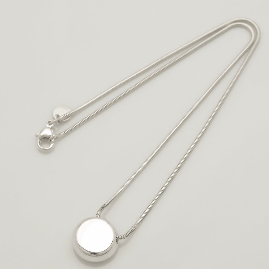 TIFFANY&Co. イニシャル レター H ラウンド スネーク チェーン ネックレス AG925