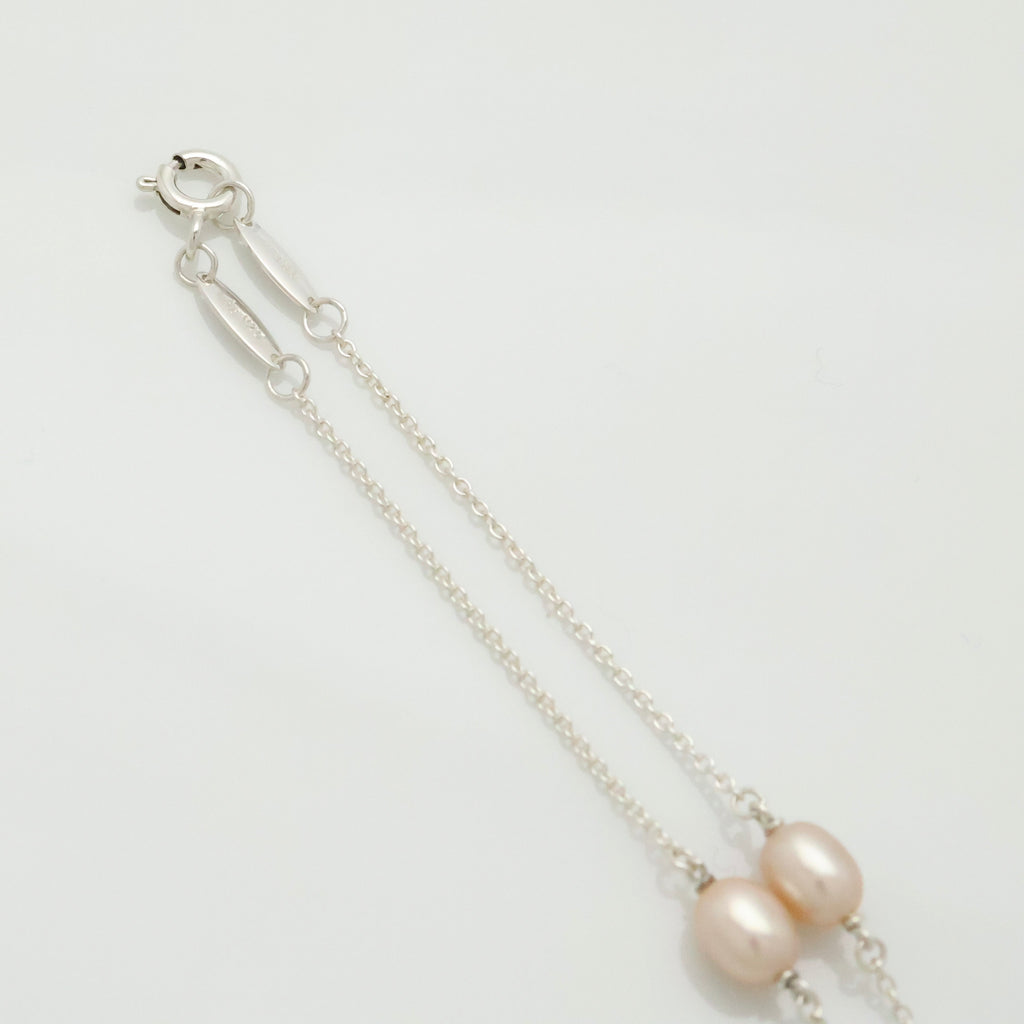 TIFFANY&Co. バイザヤード パール オープン ハート エルサペレッティ ブレスレット AG925