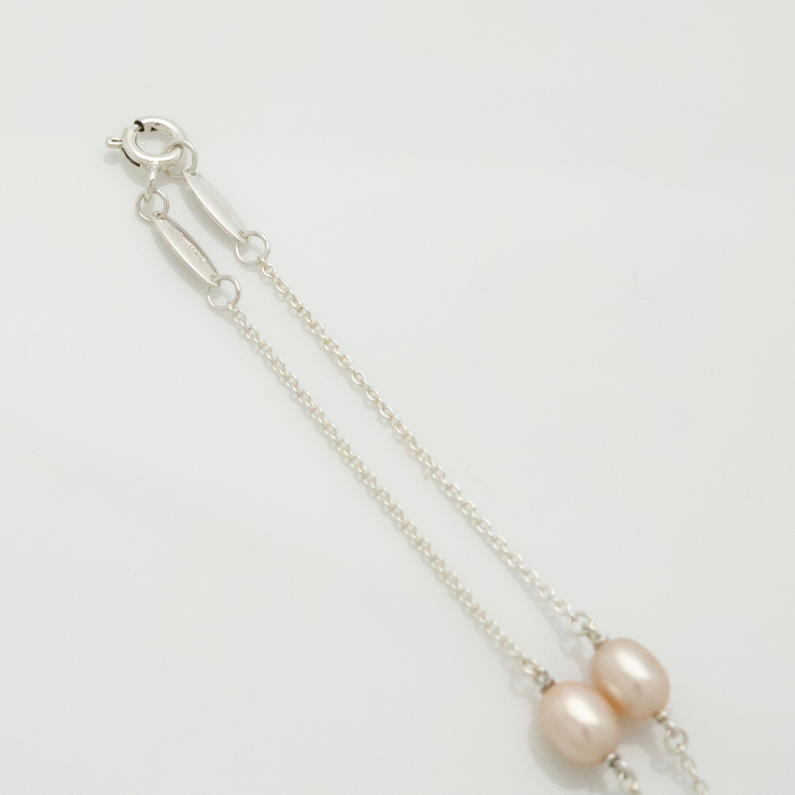 TIFFANY&Co. バイザヤード パール オープン ハート エルサペレッティ ブレスレット AG925