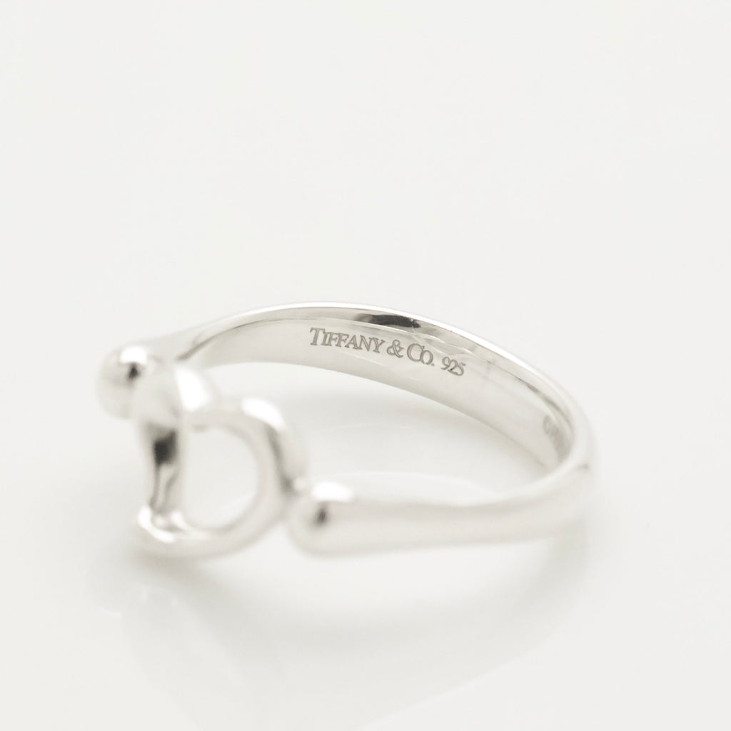 Tiffany & Co. Elsa Peretti Open Heart Ring Sterling Silver 925