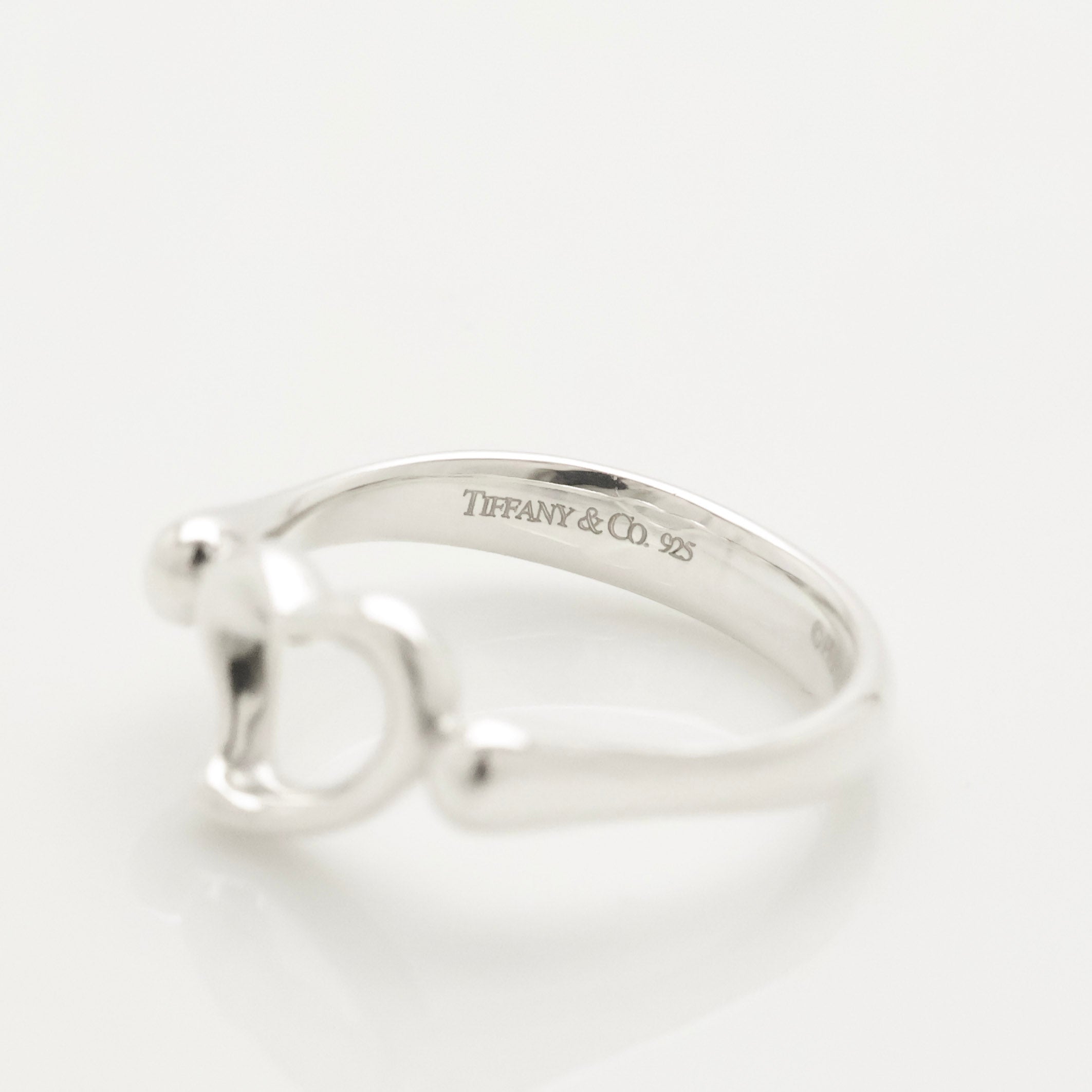 Tiffany & Co. Elsa Peretti Open Heart Ring Sterling Silver 925