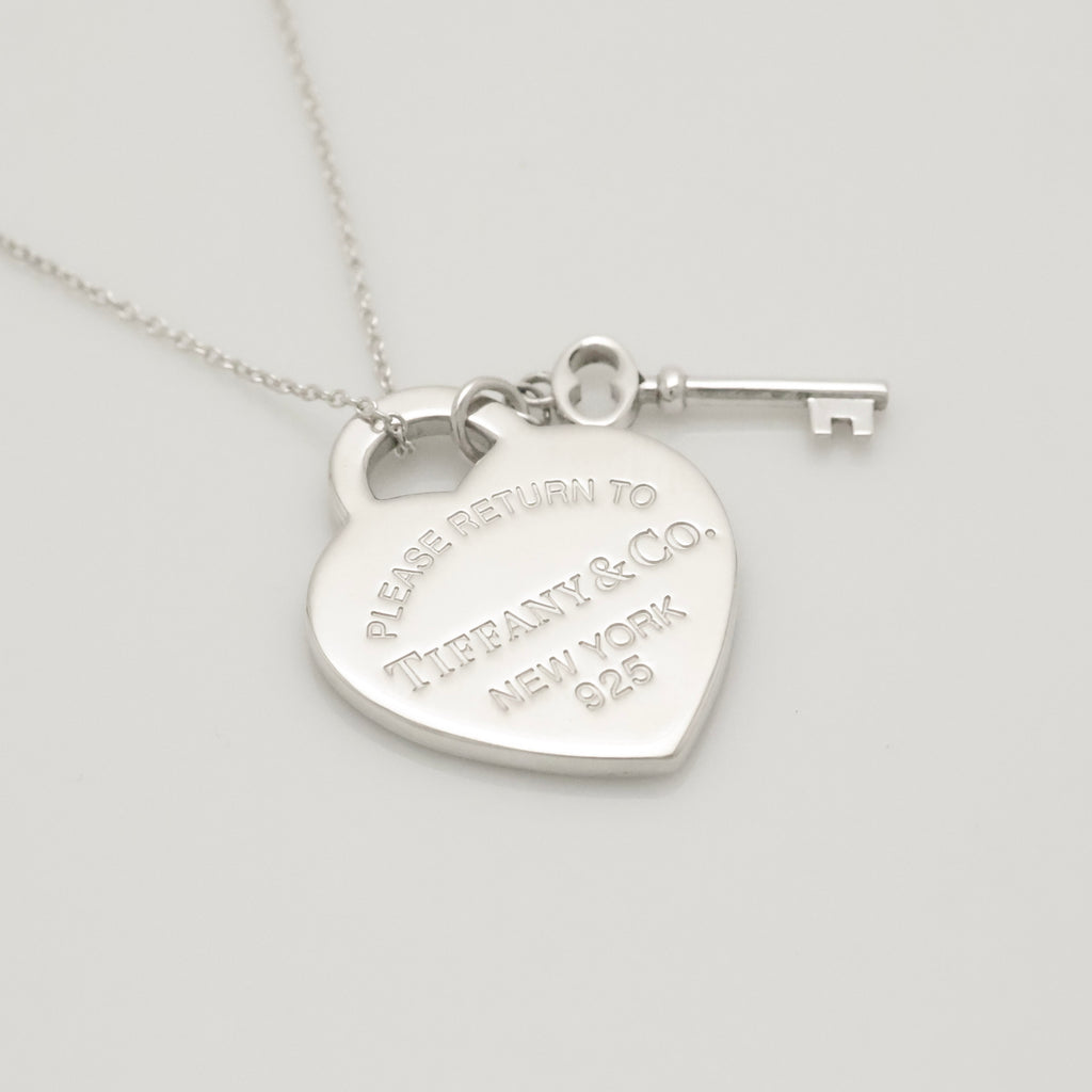 TIFFANY&Co. リターントゥ ティファニー ハート タグ キー ネックレス AG925