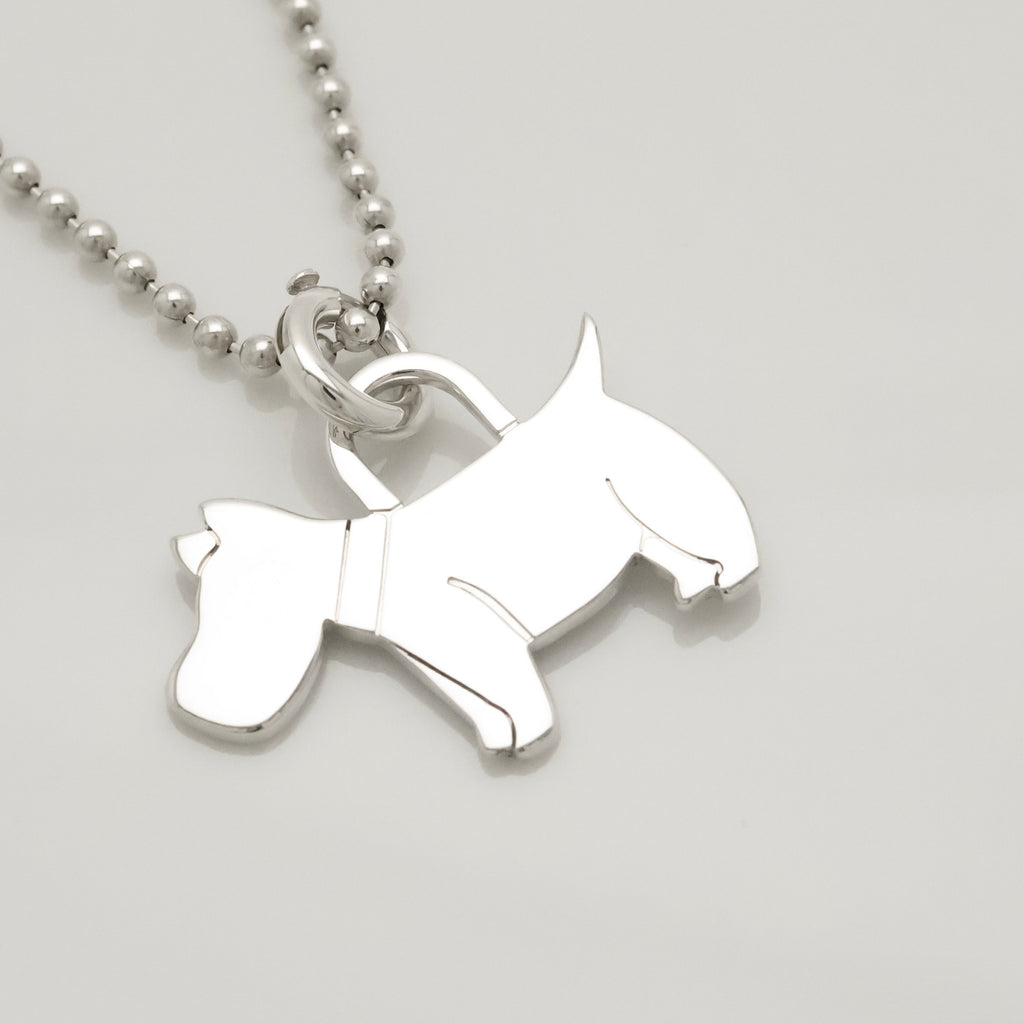 Tiffany & Co. Scottie Terrier Dog Necklacce Sterling Silver 925