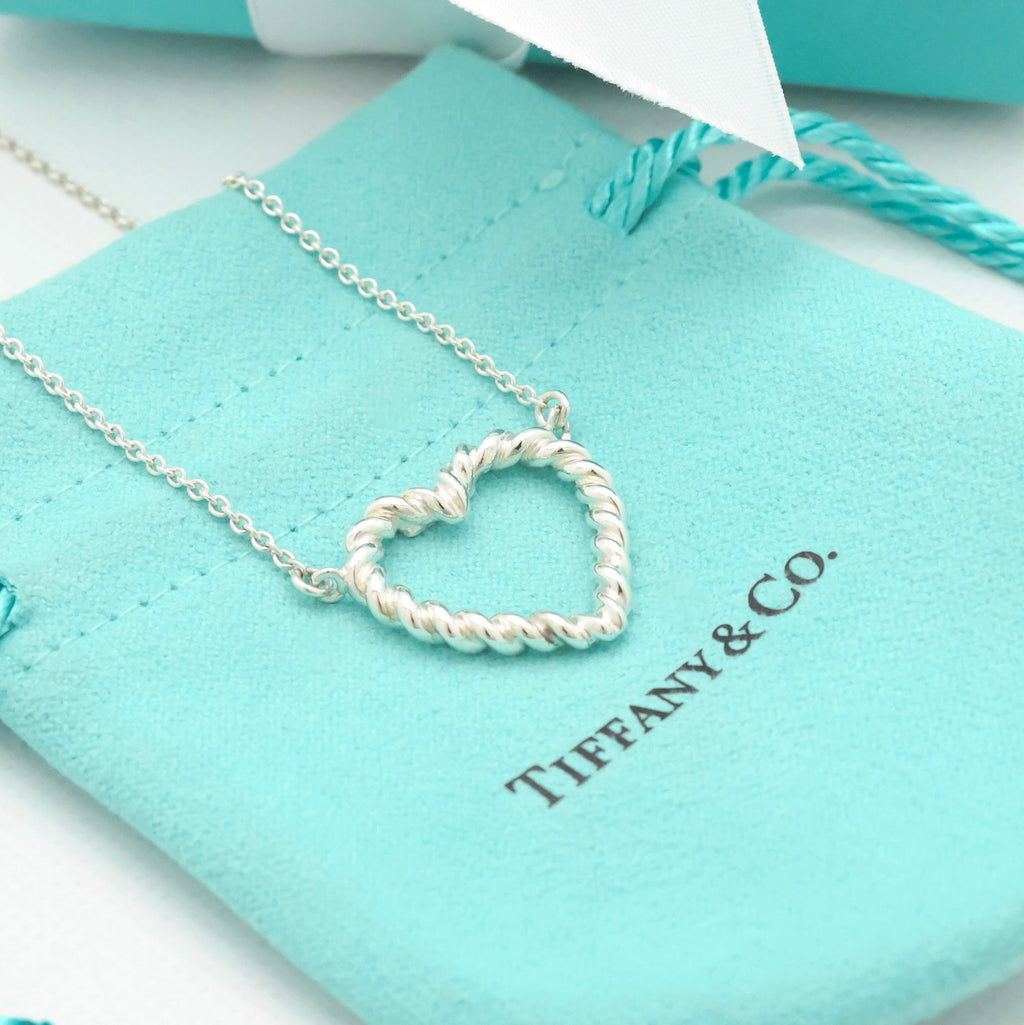 TIFFANY&Co. ツイスト ハート ネックレス AG925