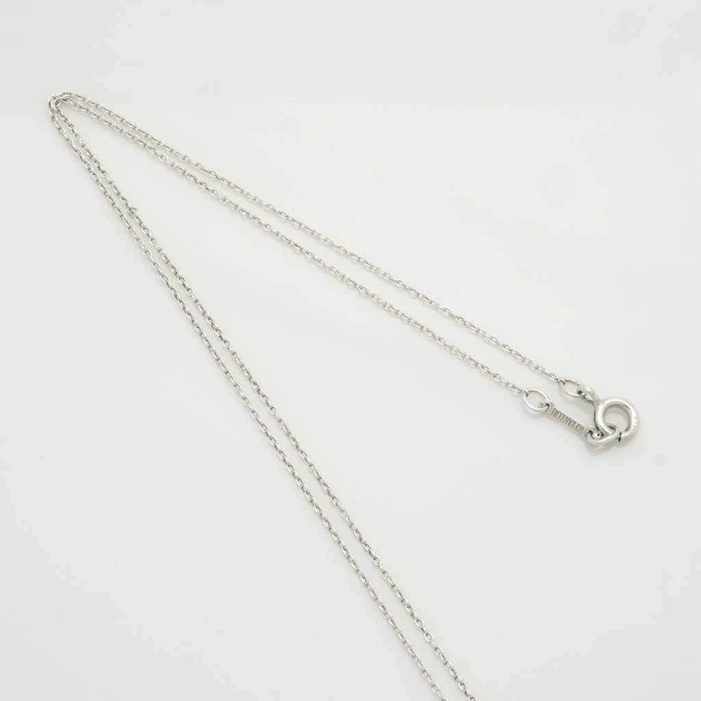  Tiffany & Co. Full Heart Pendant Necklace Sterling Silver 925