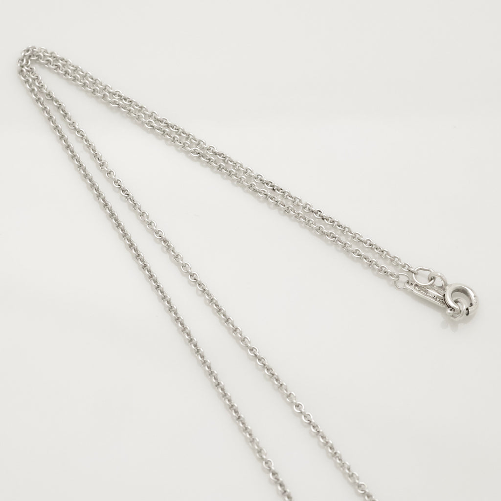 Tiffany & Co. 1837 Concave Circle Necklace Sterling Silver 925