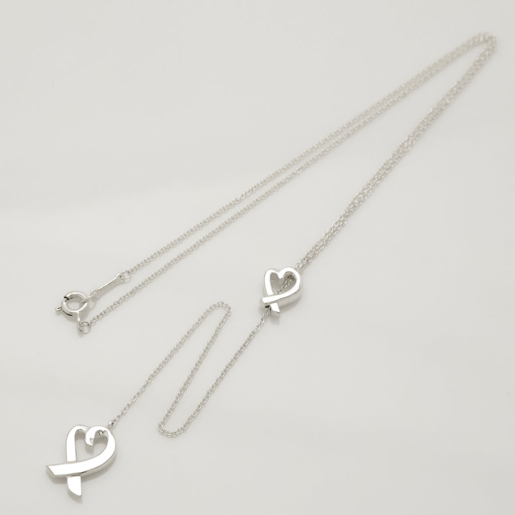 TIFFANY&Co. ラビング ハート パロマピカソ ラリアット ネックレス AG925