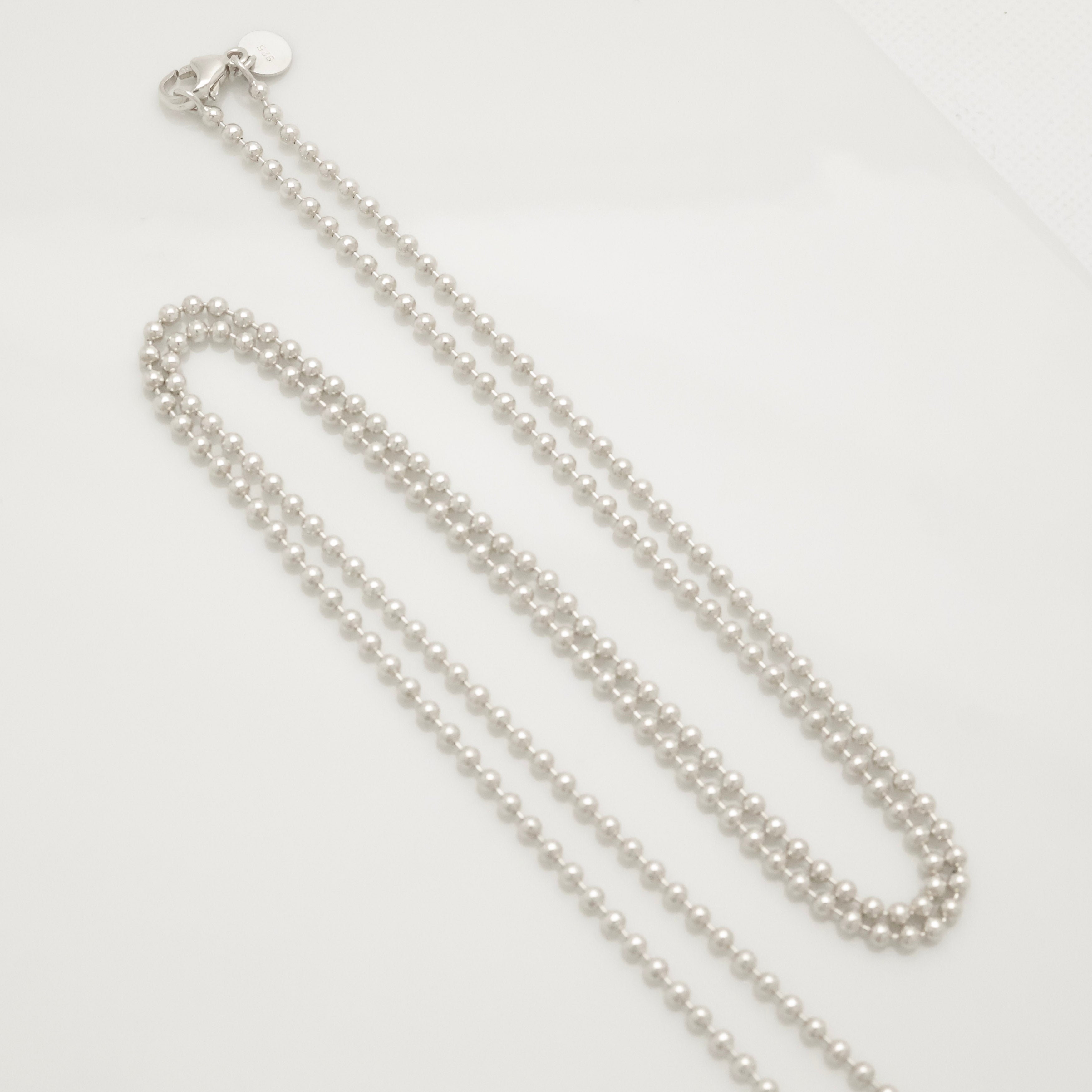 TIFFANY&Co. リターントゥ ティファニー ハート タグ ボール チェーン ネックレス AG925