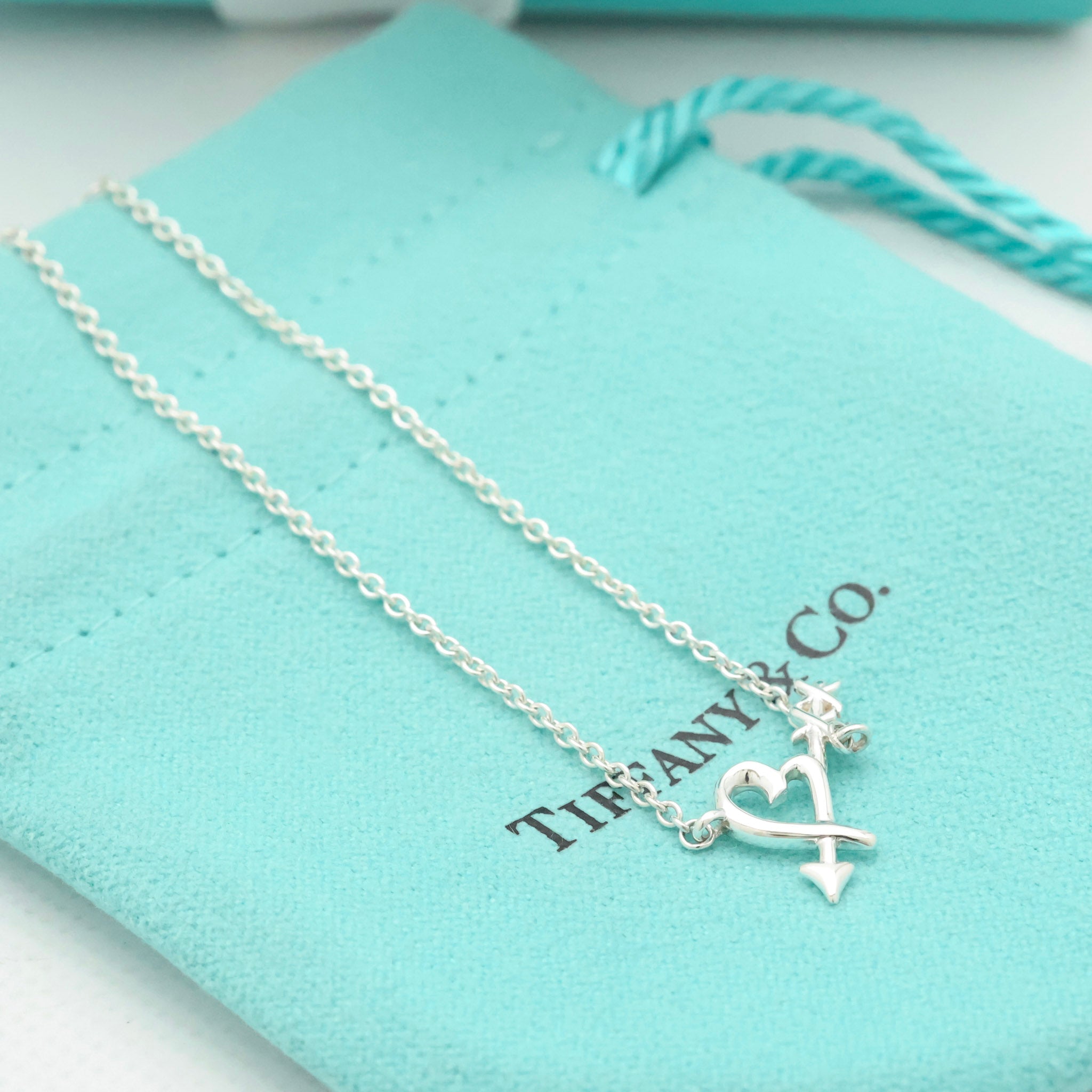 TIFFANY&Co. ラビング ハート アロー パロマピカソ ブレスレット AG925