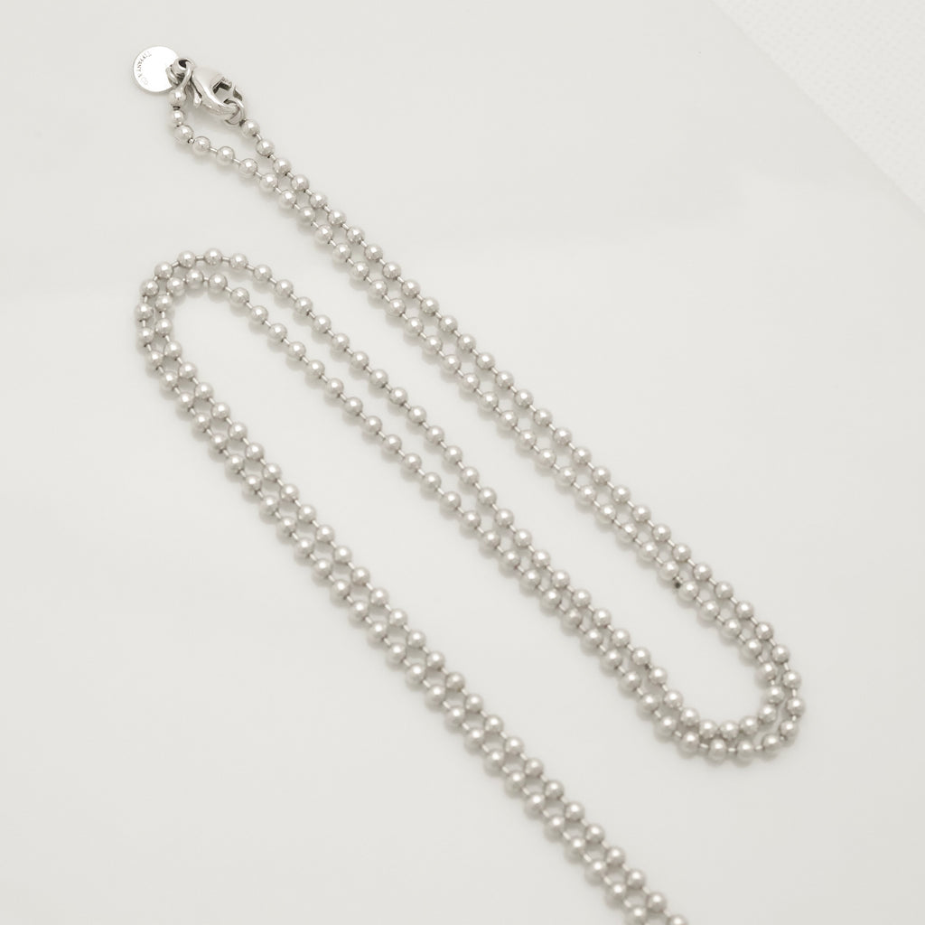 TIFFANY&Co. リターントゥ ティファニー ハート タグ ボール チェーン ネックレス AG925