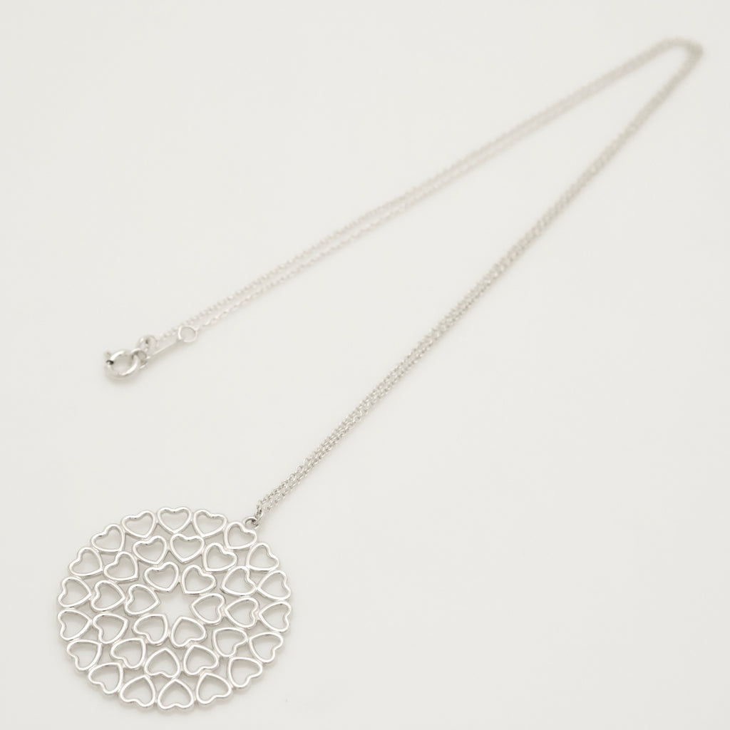 TIFFANY&Co. パロマピカソ クラウン オブ ハート メダリオン ネックレス AG925