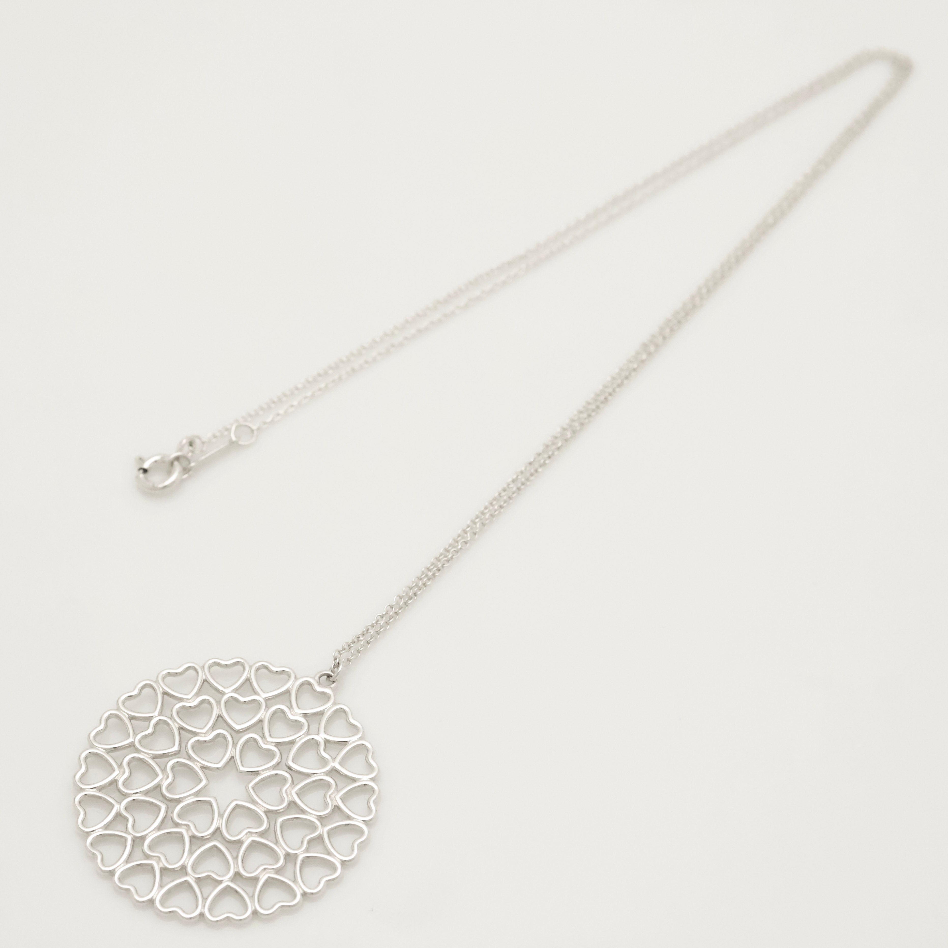 TIFFANY&Co. パロマピカソ クラウン オブ ハート メダリオン ネックレス AG925