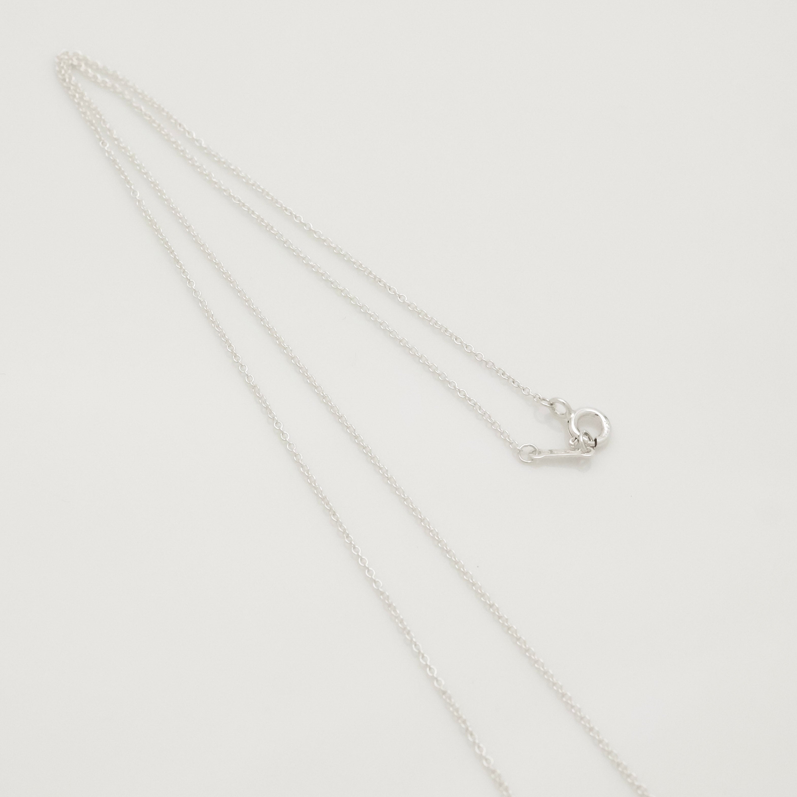 Tiffany & Co. Olive Leaf Heart Necklace Pendant Sterling Silver 925