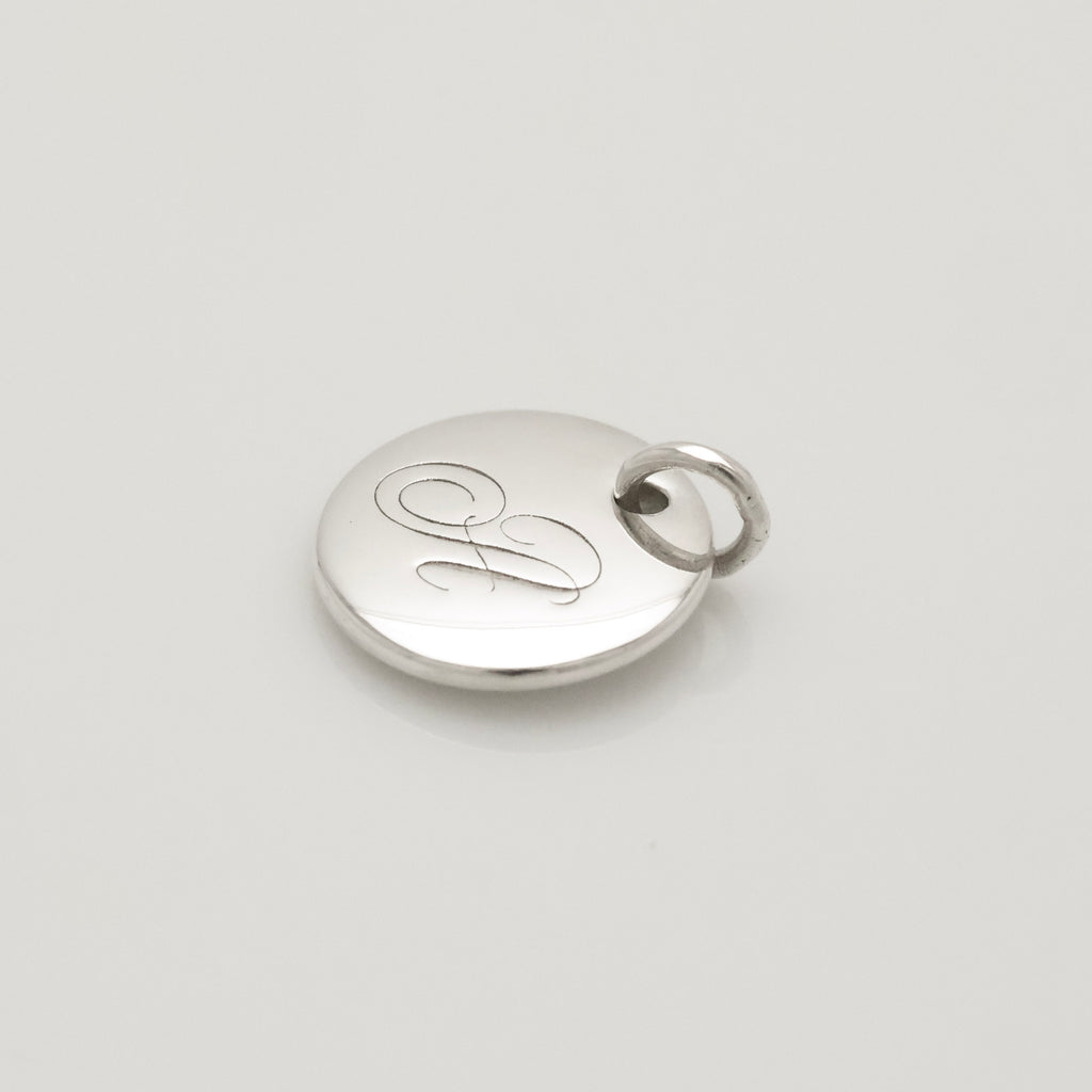 TIFFANY&Co. ノーツ レター アルファベット イニシャル A ディスク チャーム AG925