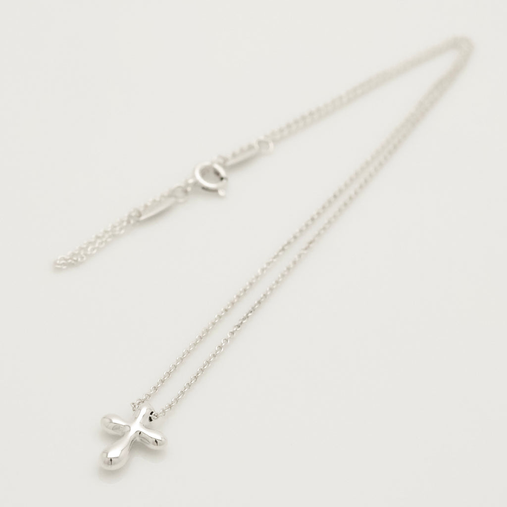 TIFFANY&Co. ミニ クロス エルサペレッティ ネックレス AG925