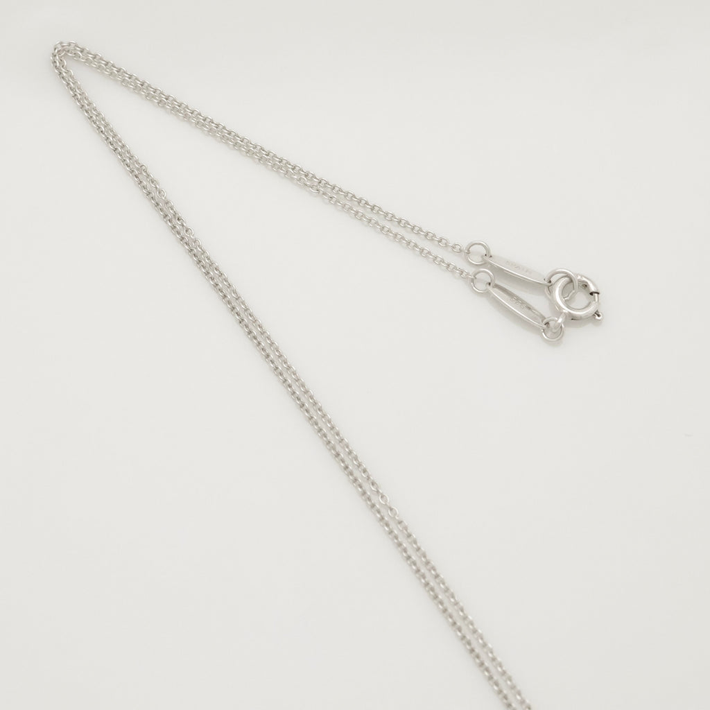 Tiffany & Co. Initial Letter "E" Necklace Pendant Sterling Silver 925