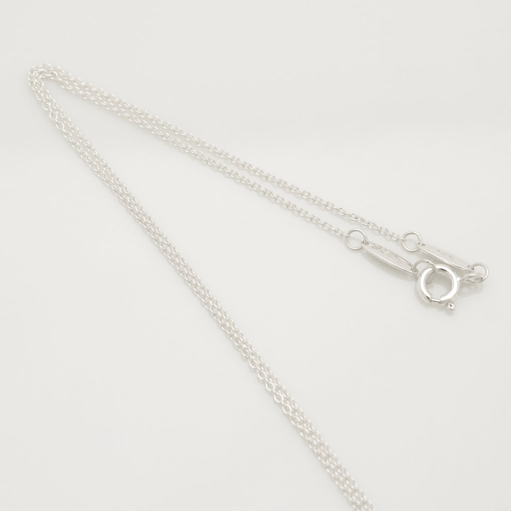  Tiffany & Co. Open Teardrop Necklace Pendant Sterling Silver 925 