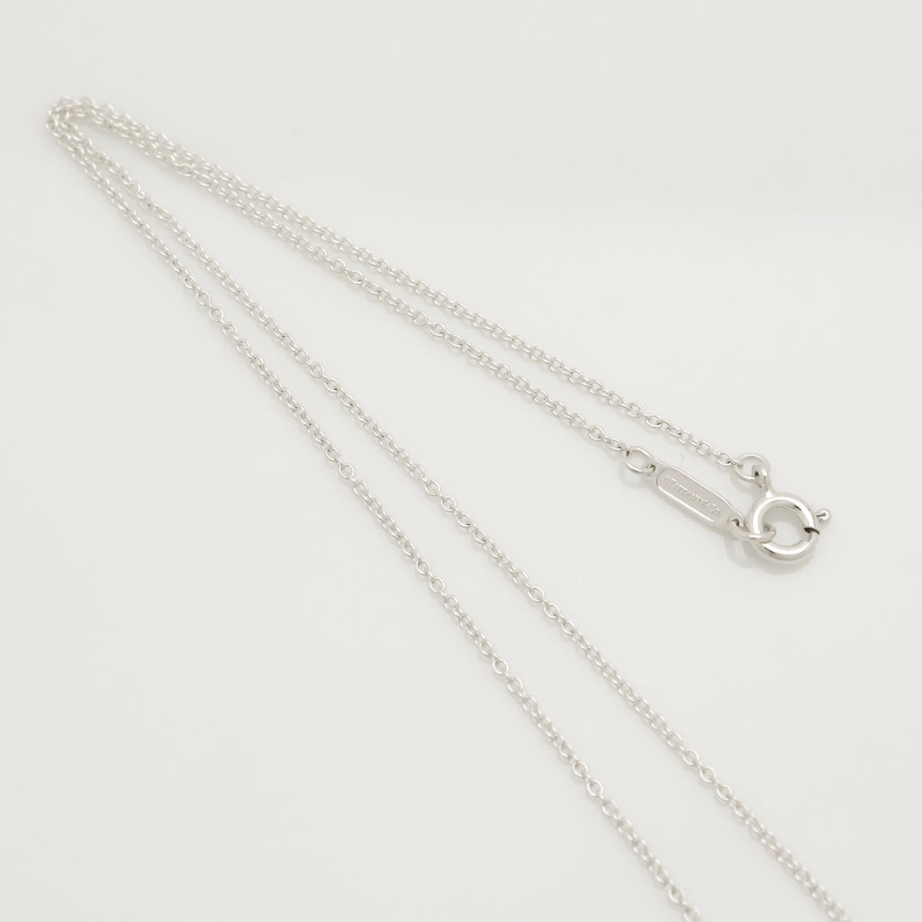 Tiffany & Co. Ribbon Bow Necklace Pendant  Sterling Silver 925 