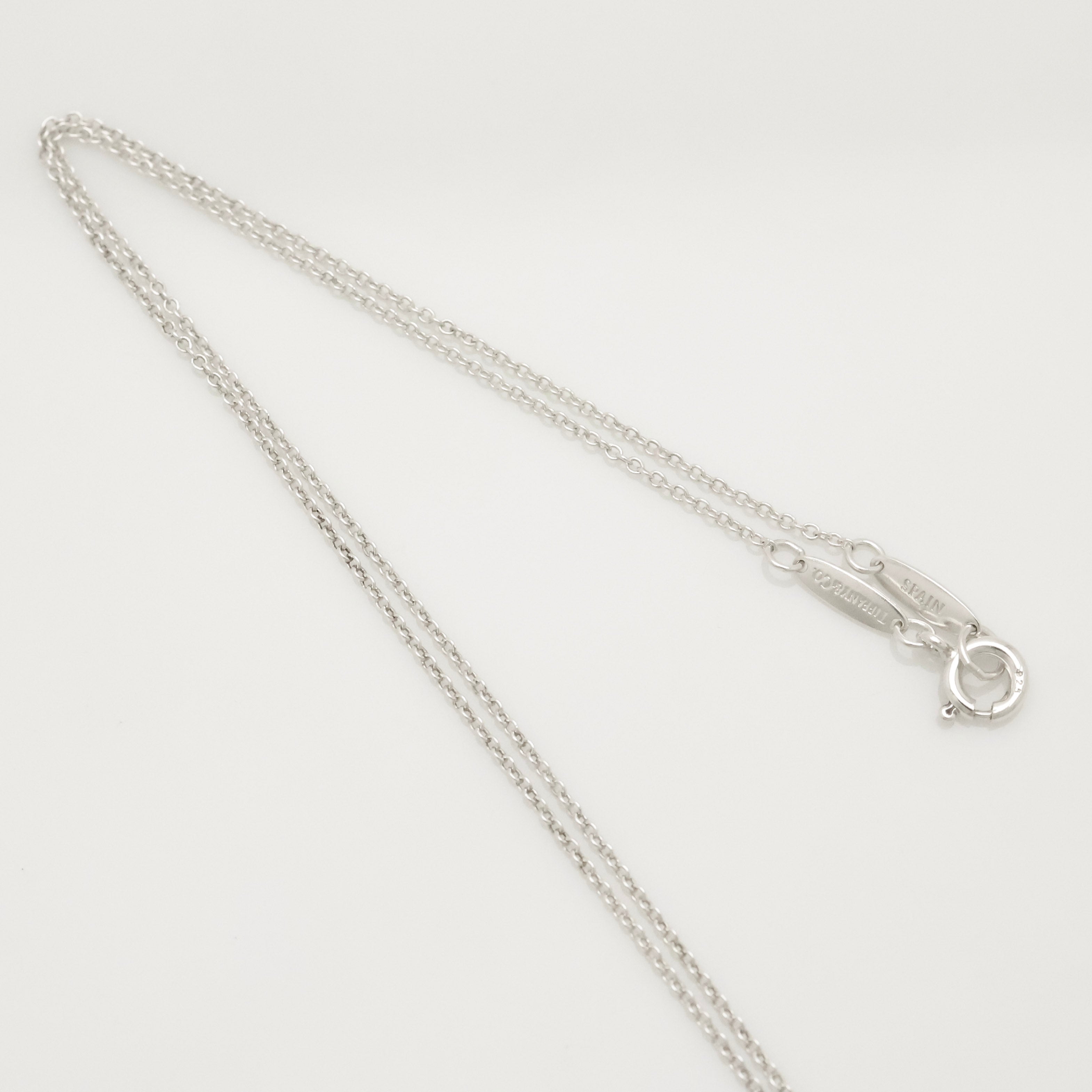 Tiffany & Co. Peretti Small Sevillana Necklace Sterling Silver 925