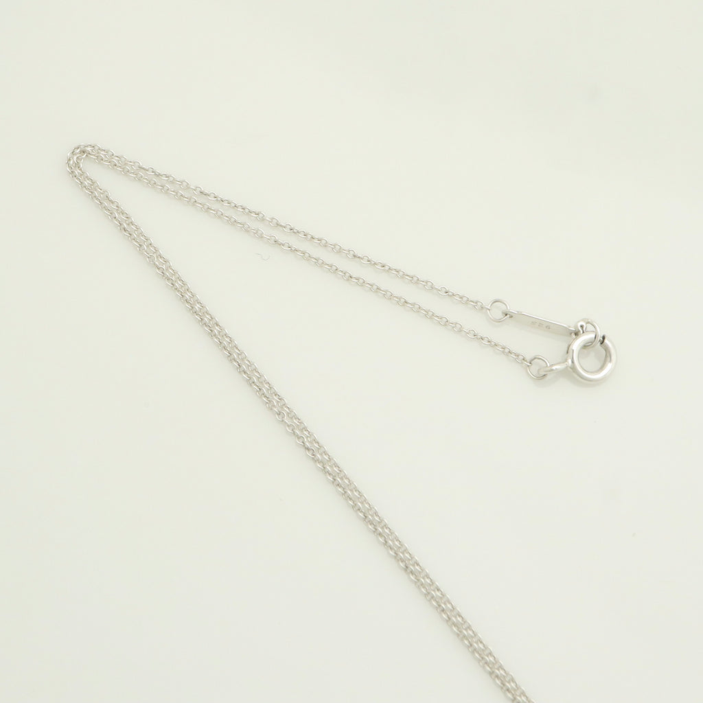 Tiffany & Co. 1837 Interlocking Circles Lariat Necklace Sterling Silver 925