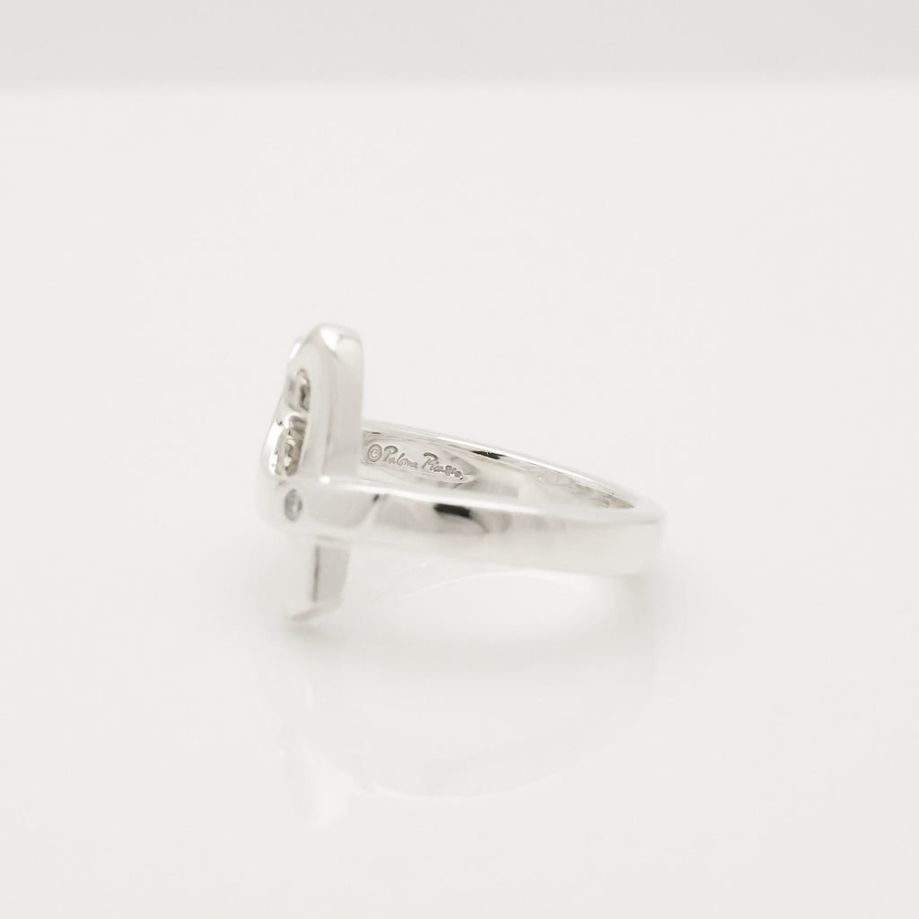 TIFFANY&Co. ラビングハート パロマピカソ 1P ダイヤモンド リング 10 号 AG925