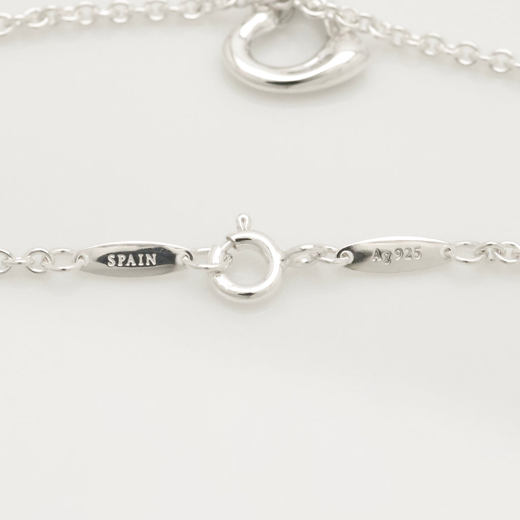 Tiffany & Co. Peretti 11mm Open Heart Bracelet Sterling Silver 925