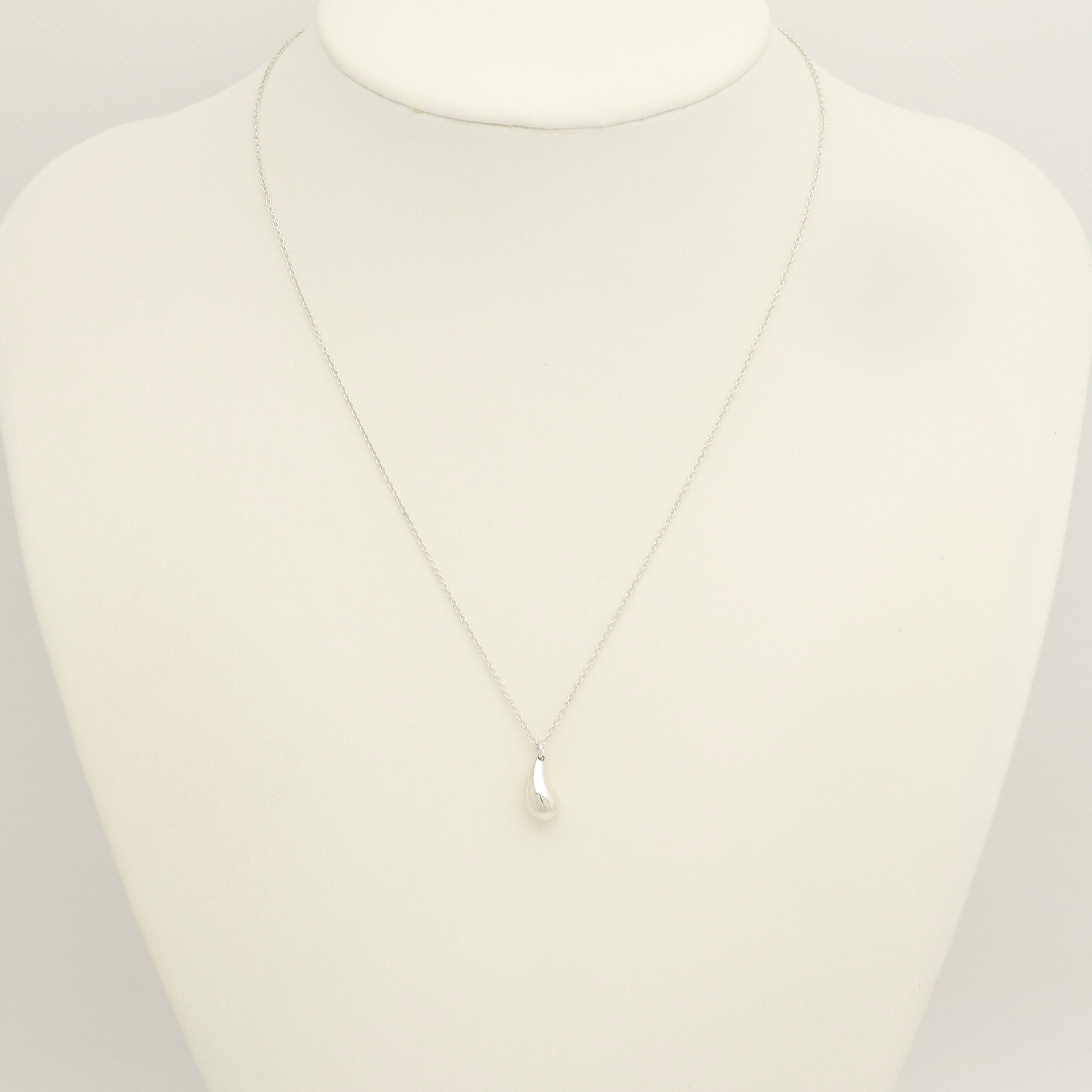 TIFFANY&Co. ティアドロップ エルサペレッティ ネックレス AG925