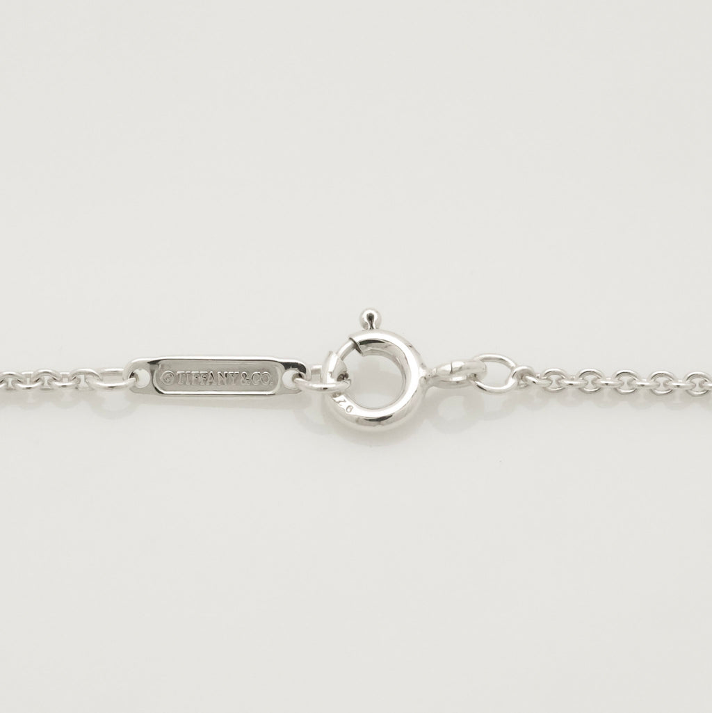  Tiffany & Co. Atlas Cube Necklace Pendant  Sterling Silver  925 