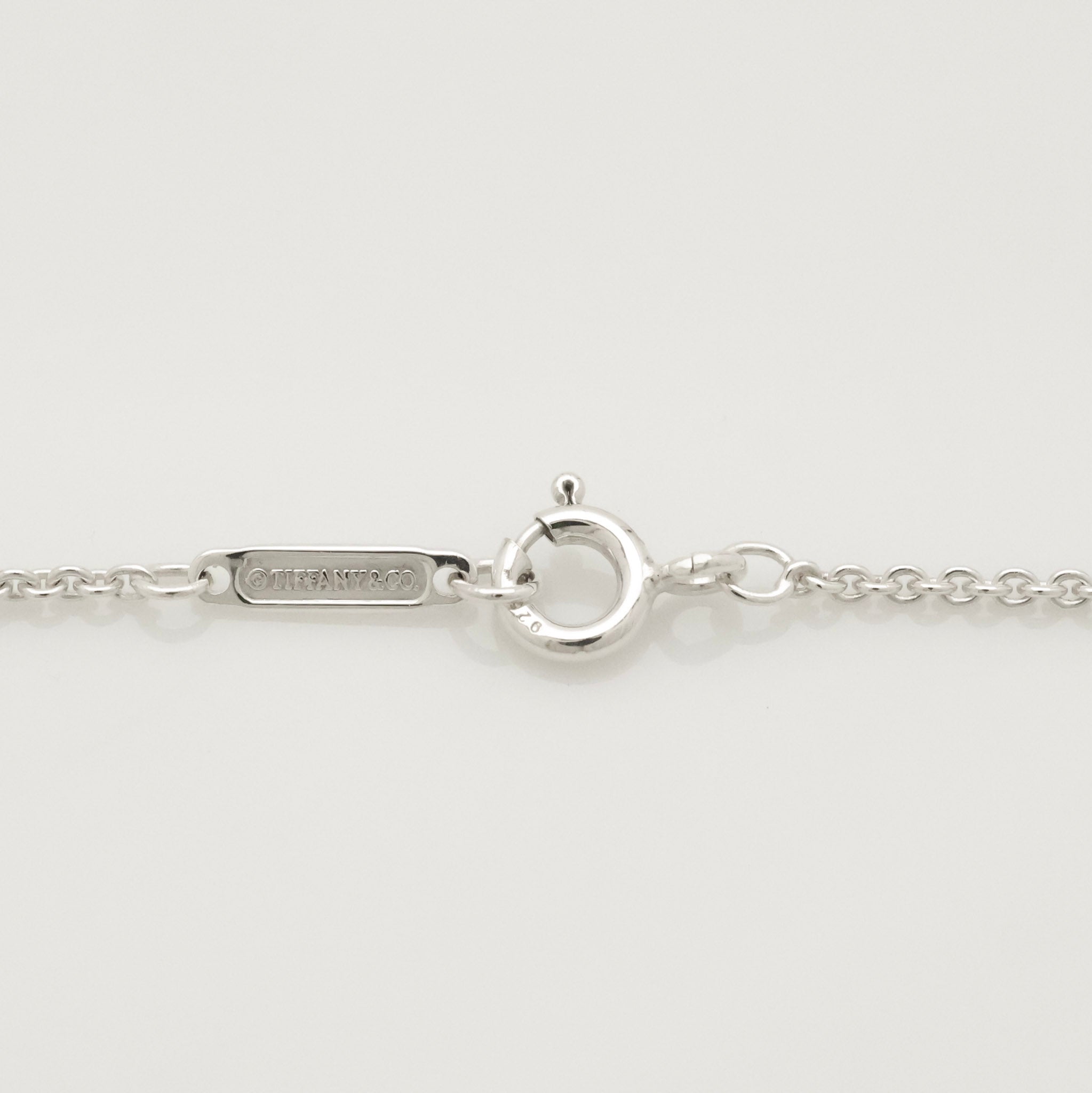  Tiffany & Co. Atlas Cube Necklace Pendant  Sterling Silver  925 