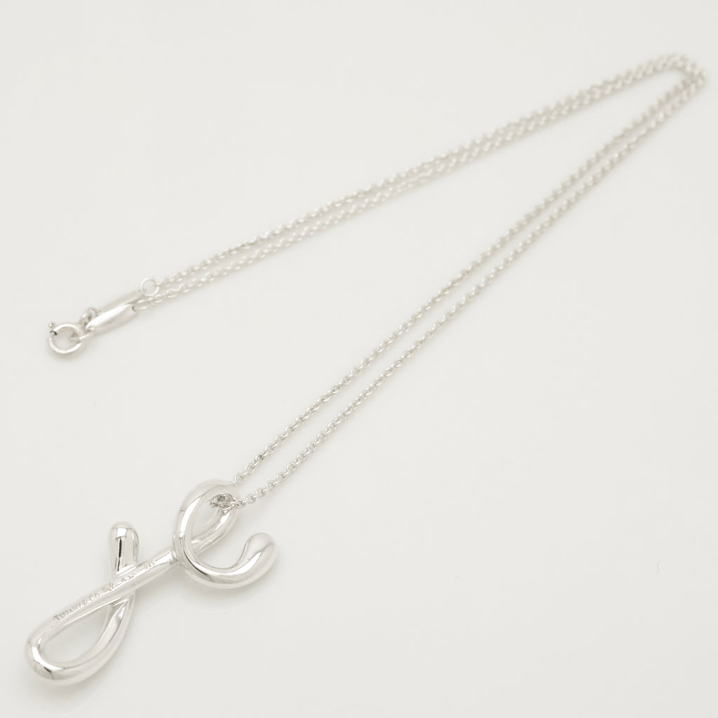 TIFFANY&Co. ラージ ノーツ レター Y イニシャル  ネックレス AG925
