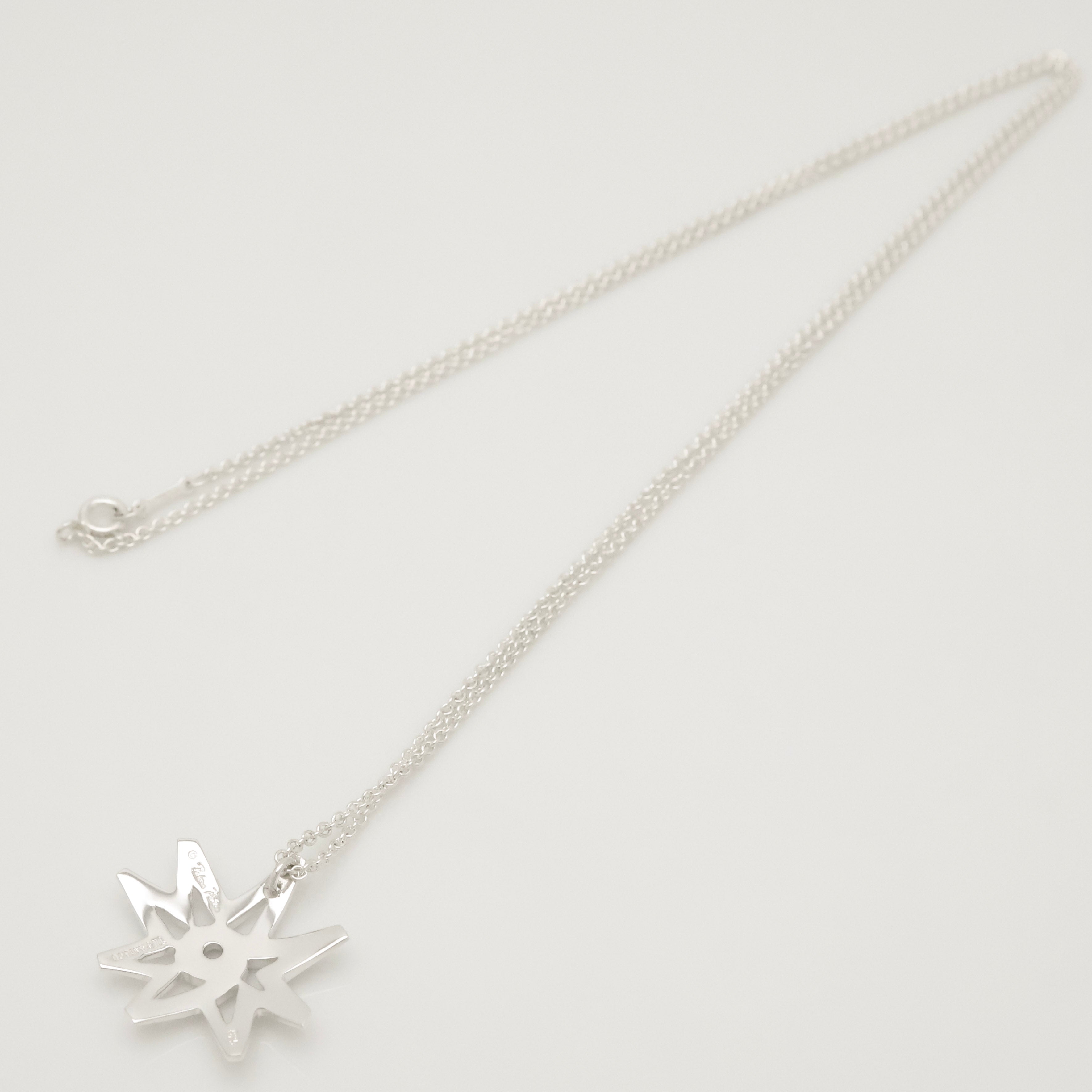  Tiffany & Co. Picasso Volume Star Necklace Sterling Silver 925