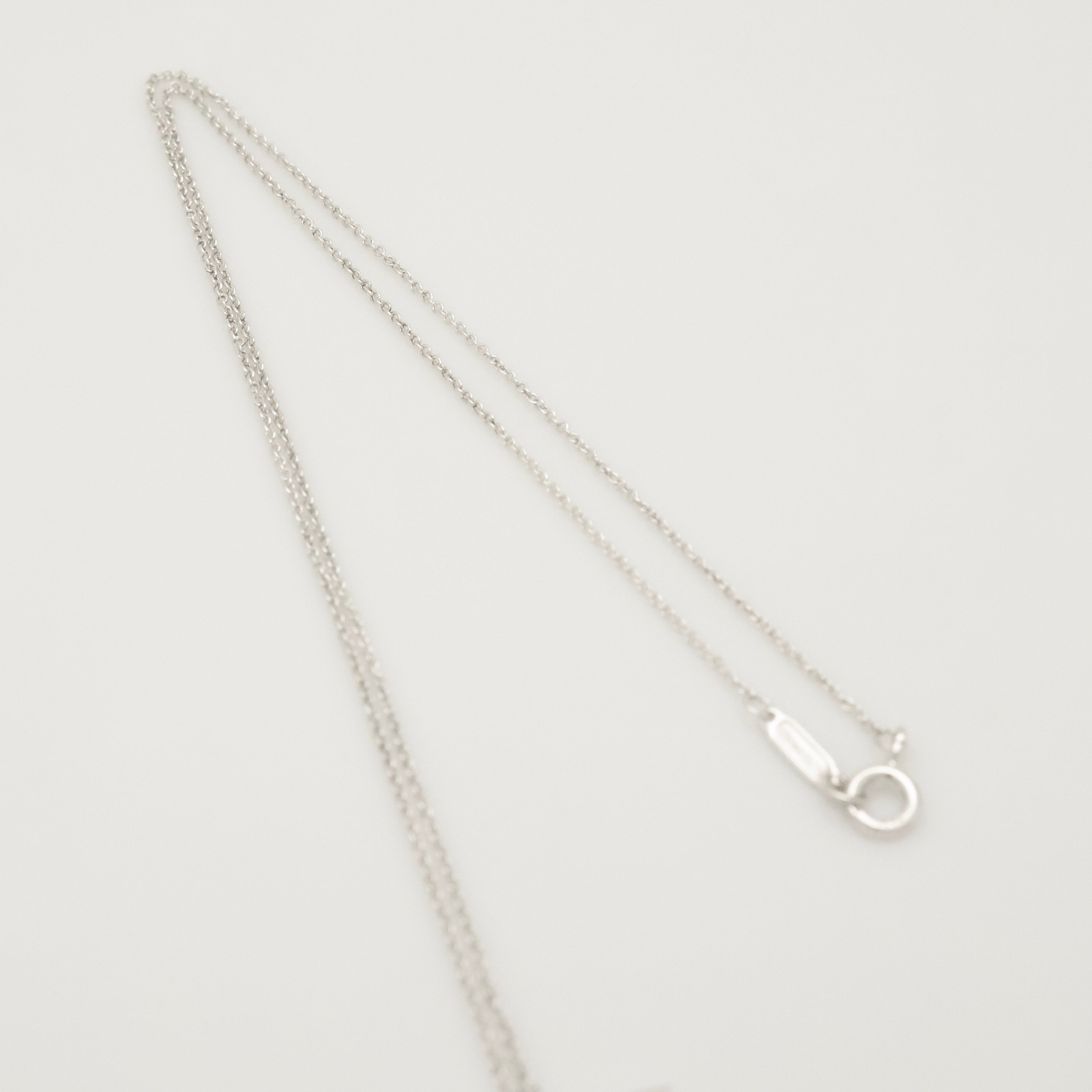 TIFFANY&Co. アトラス オープン スクエア ネックレス AG925