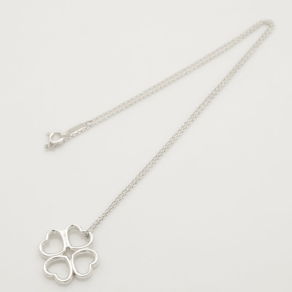 TIFFANY&Co. クローバー ハート ネックレス AG925