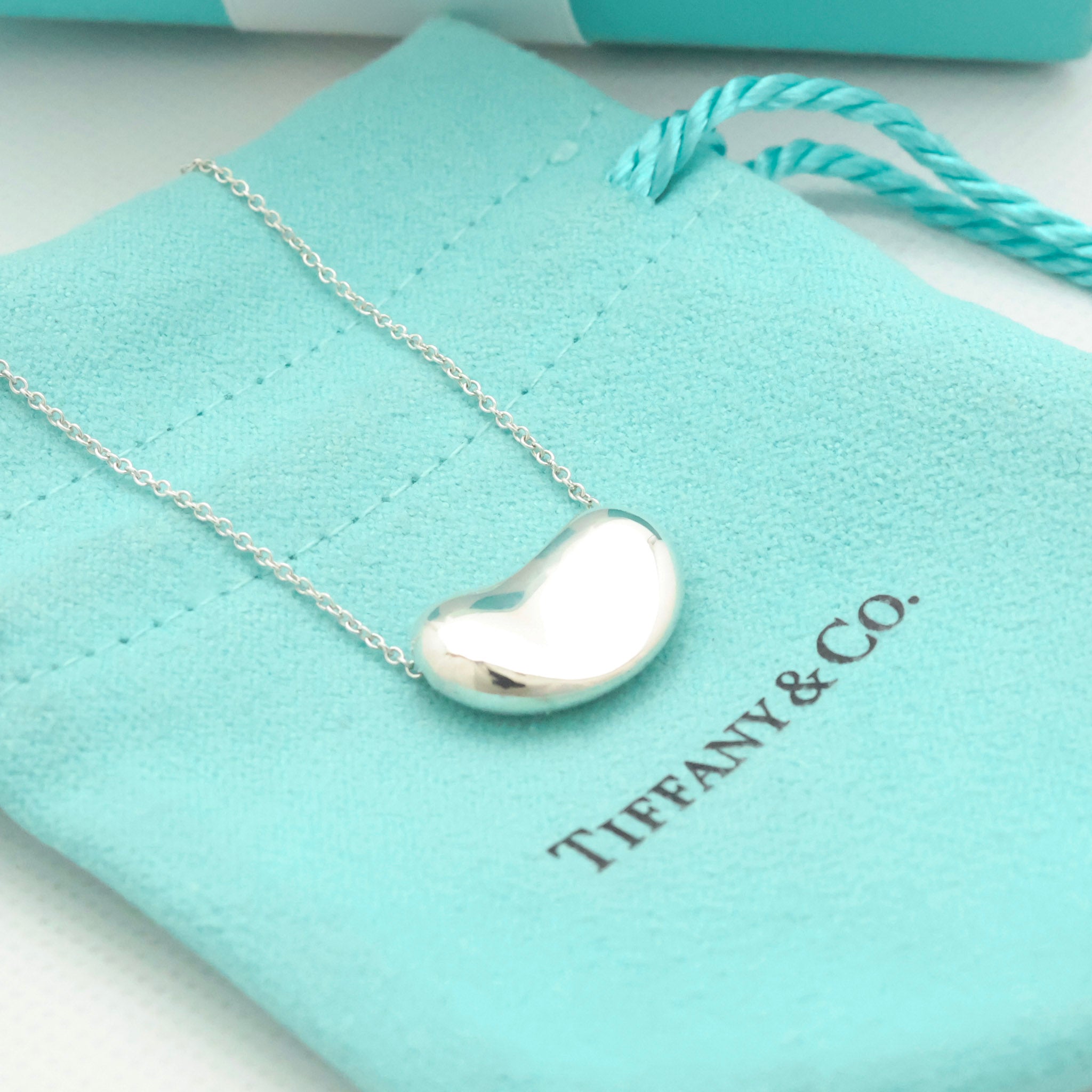 TIFFANY&Co. ラージ ビーン エルサペレッティ ネックレス AG925