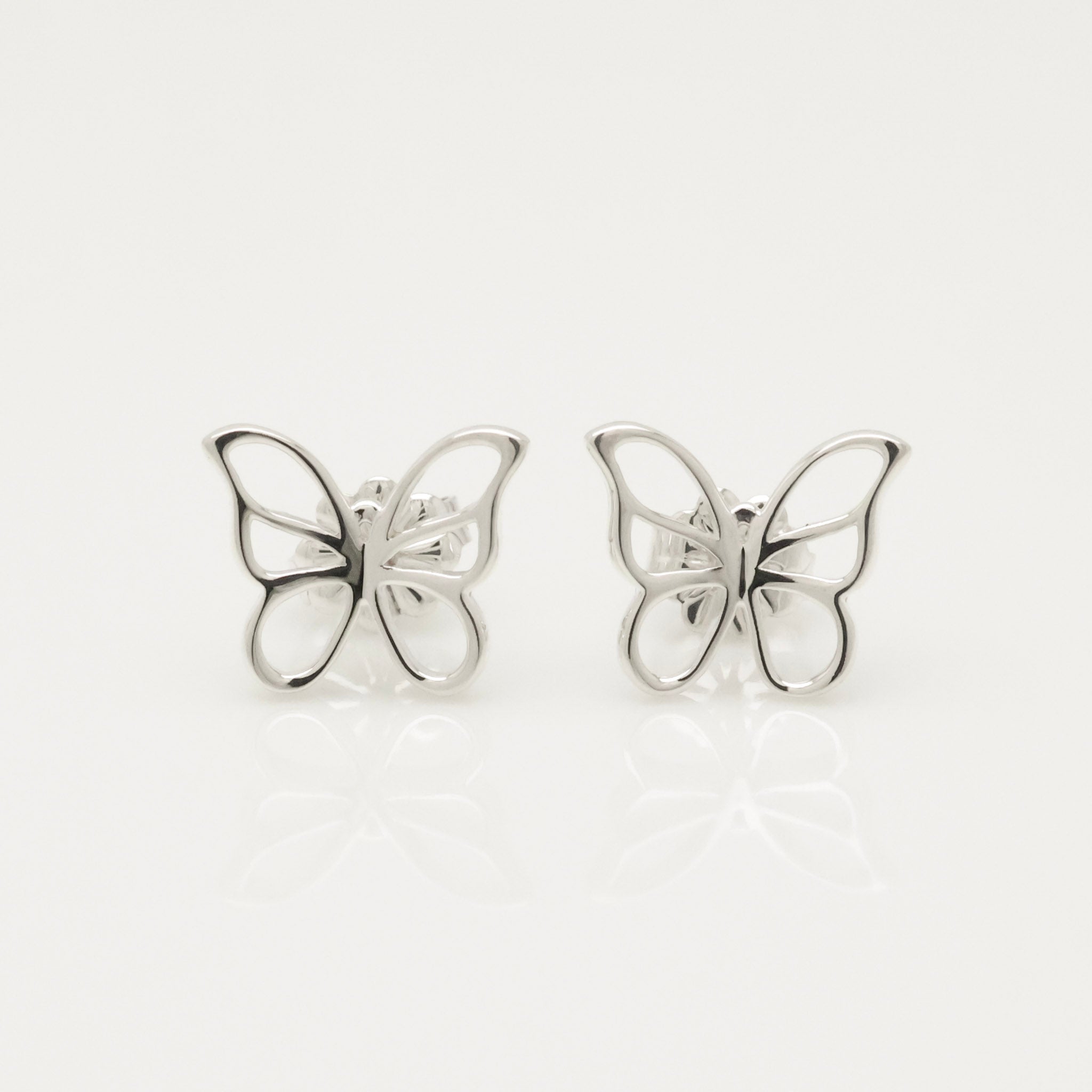 Tiffany & Co. Large Butterfly Earring Sterling Silver 925